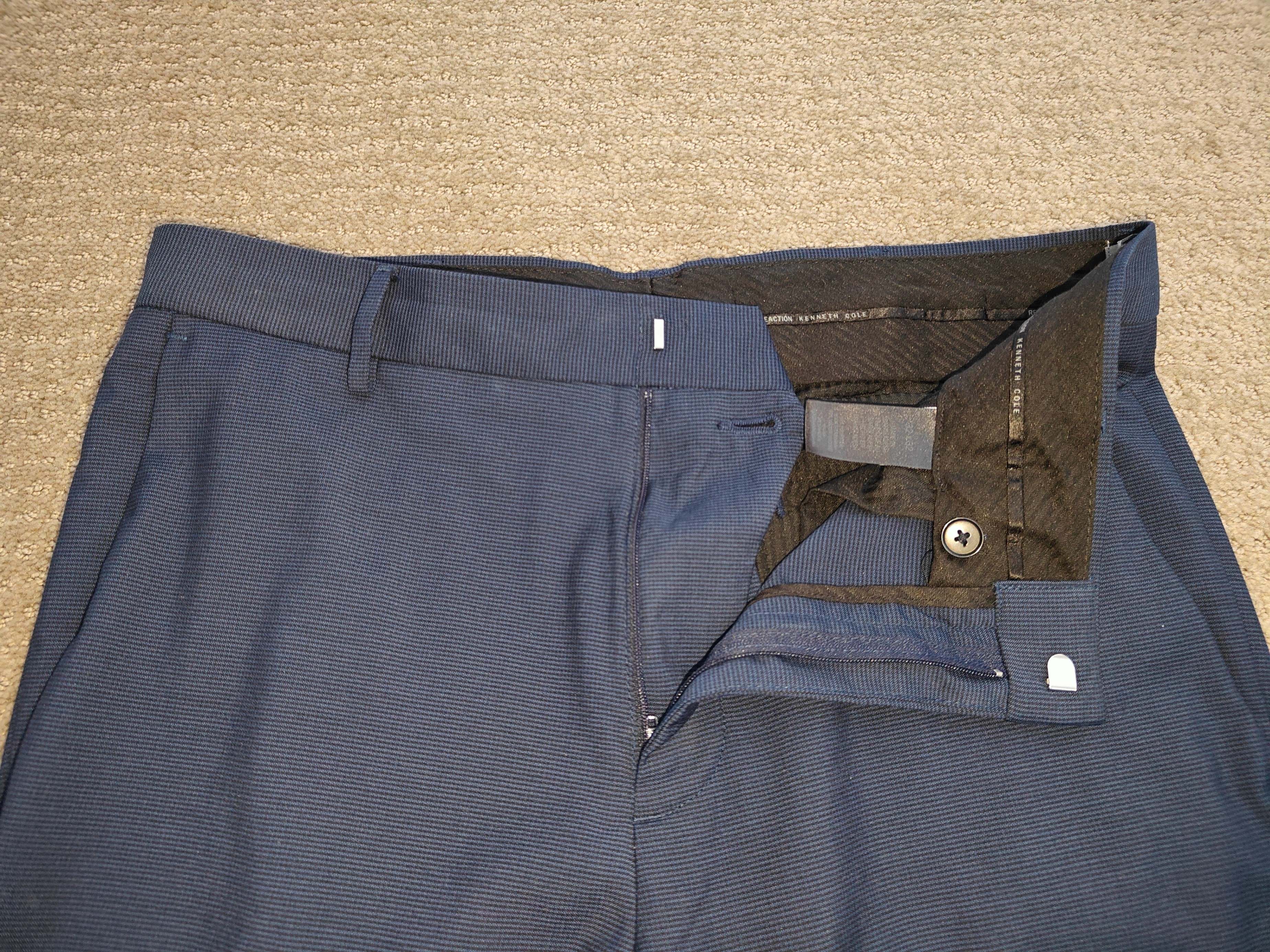 Men's Kenneth Cole Trouser Dress Pants - 32Wx32L - Modern Fit - photo 2