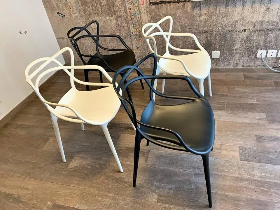 Sandra Cross Back Dining Chair –Lightweight, Stackable & Stylish thumbnail