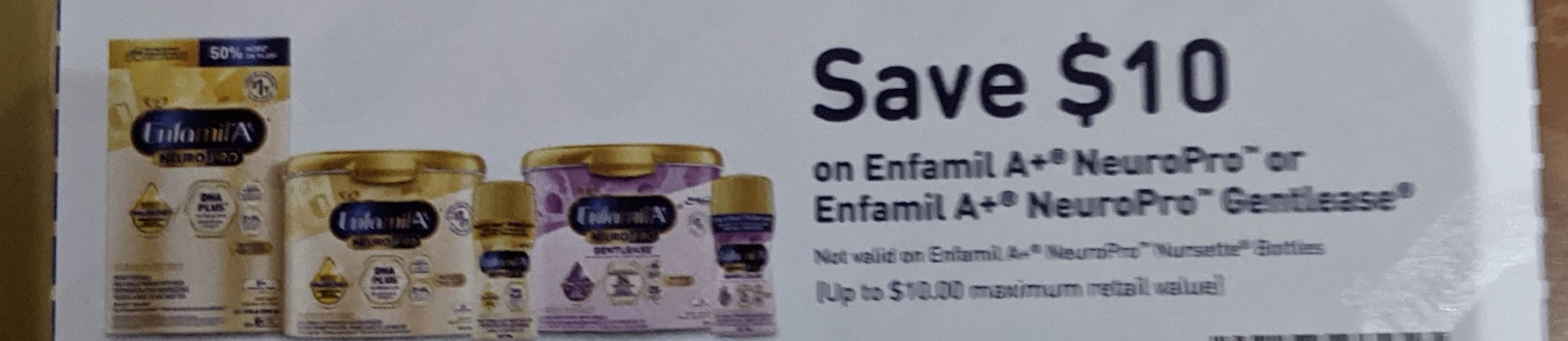 🇨🇦 Enfamil A+ NeuroPro $10 Coupon (Expires: 2025 October)