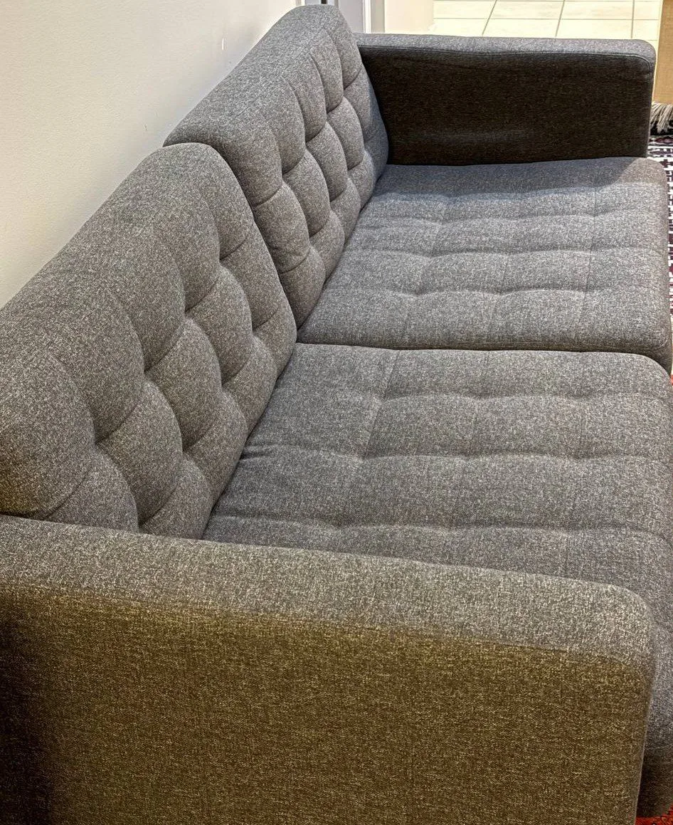Modern Charcoal Gray Sofa - Like New image indicator(5)