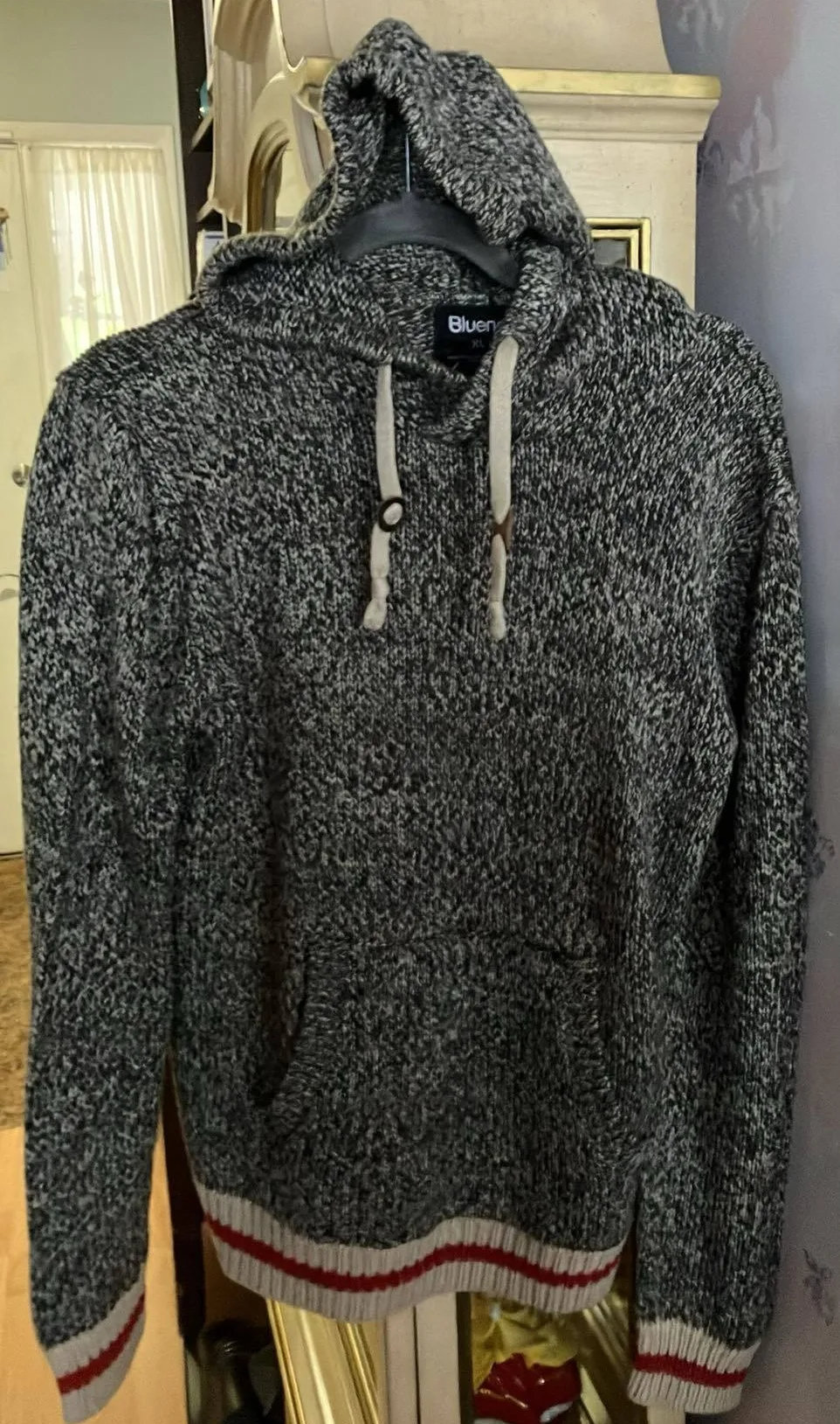 Man Bluenotes Hooded Sweater - Size XL