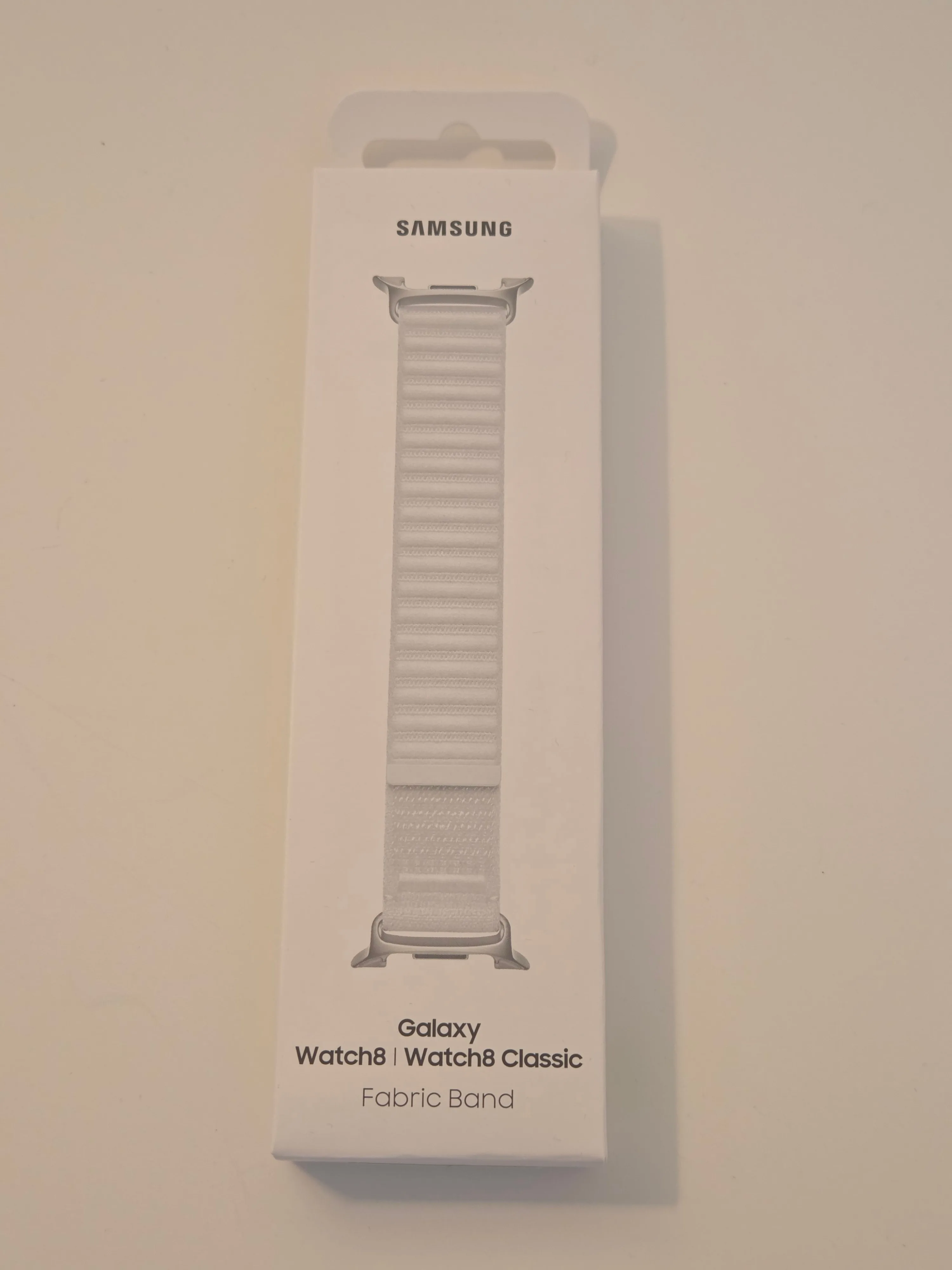 Samsung Fabric Band - Galaxy Watch8/Classic, White, S/M thumbnail