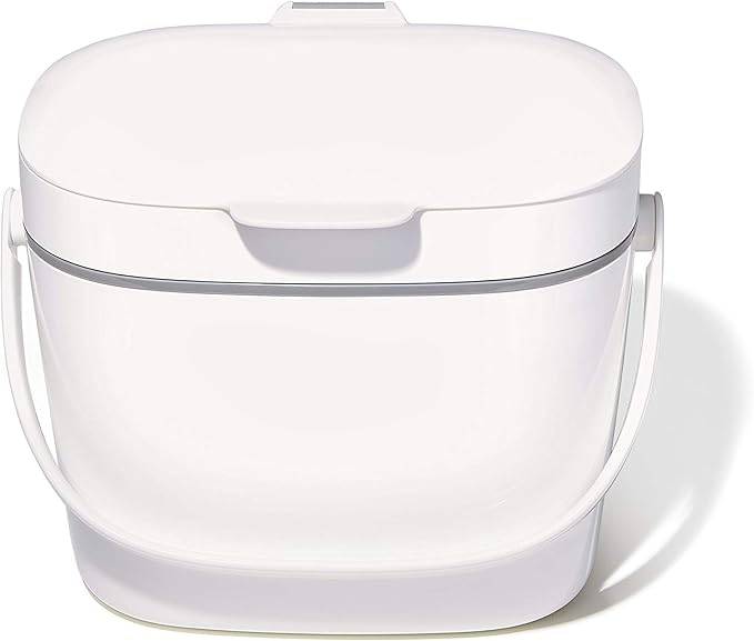 NEW OXO Good Grips Easy-Clean Compost Bin, 1.75 GAL/6.62 L - photo 2