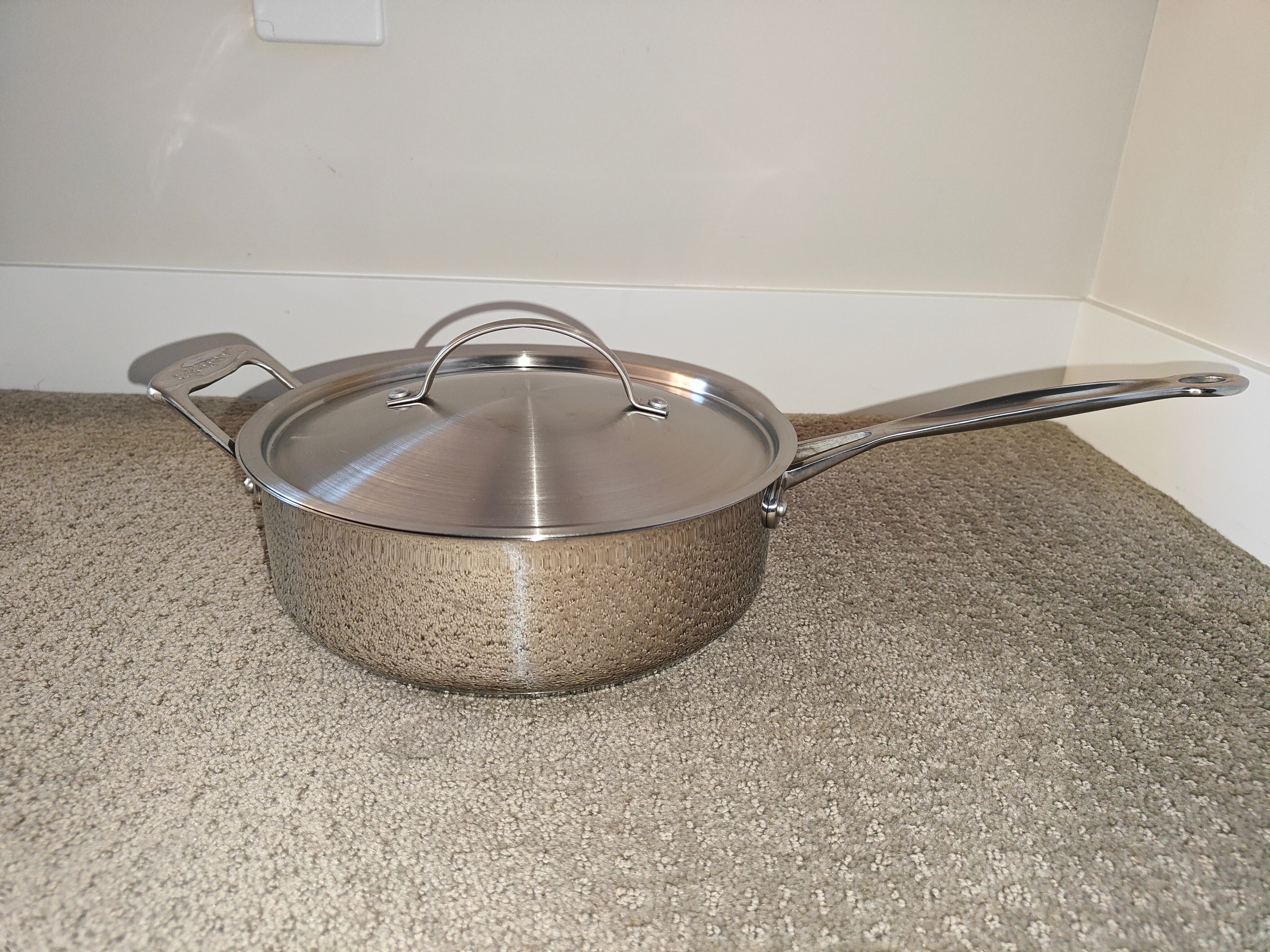 Cuisinart Stainless Steel Cookware 3.5 Quart Saute Pan w/ Cover - photo 3
