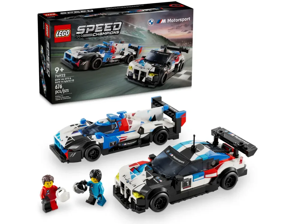 LEGO Speed Champions BMW M4 GT3 & BMW Hybrid V8 (76922) thumbnail