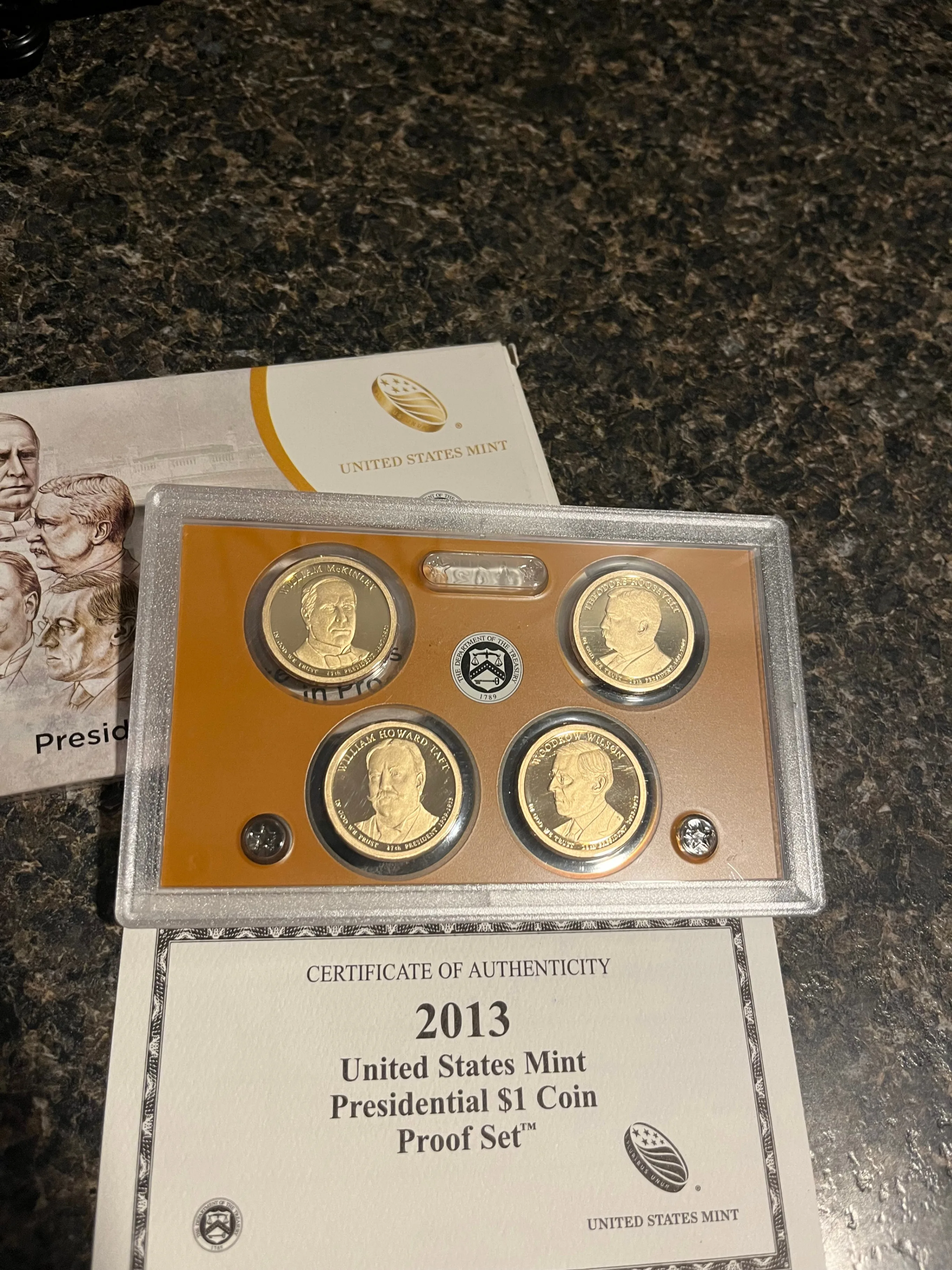 2013 U.S. Mint Presidential Dollar Proof Set- $25 image indicator(3)