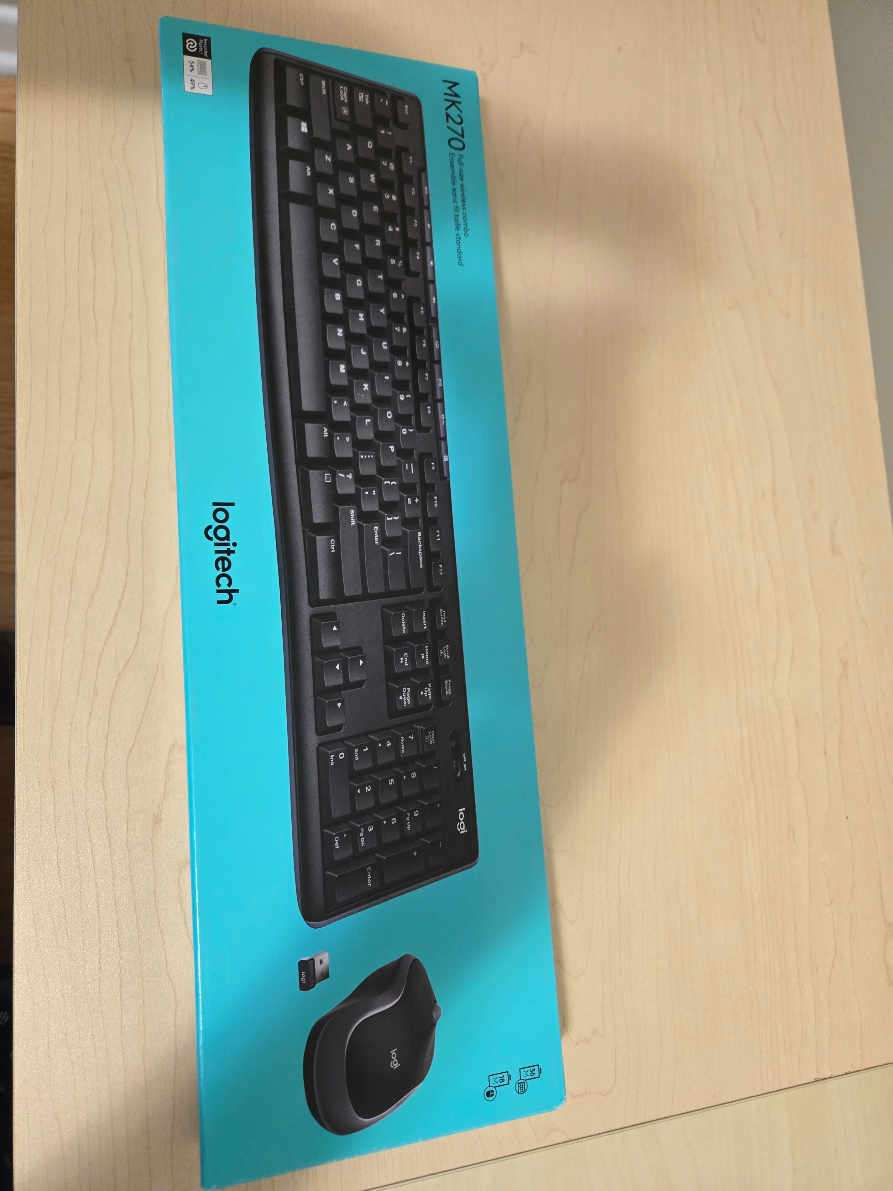 🖥️ NEW Logitech Wireless Keyboard & Mouse Combo – Open Box thumbnail