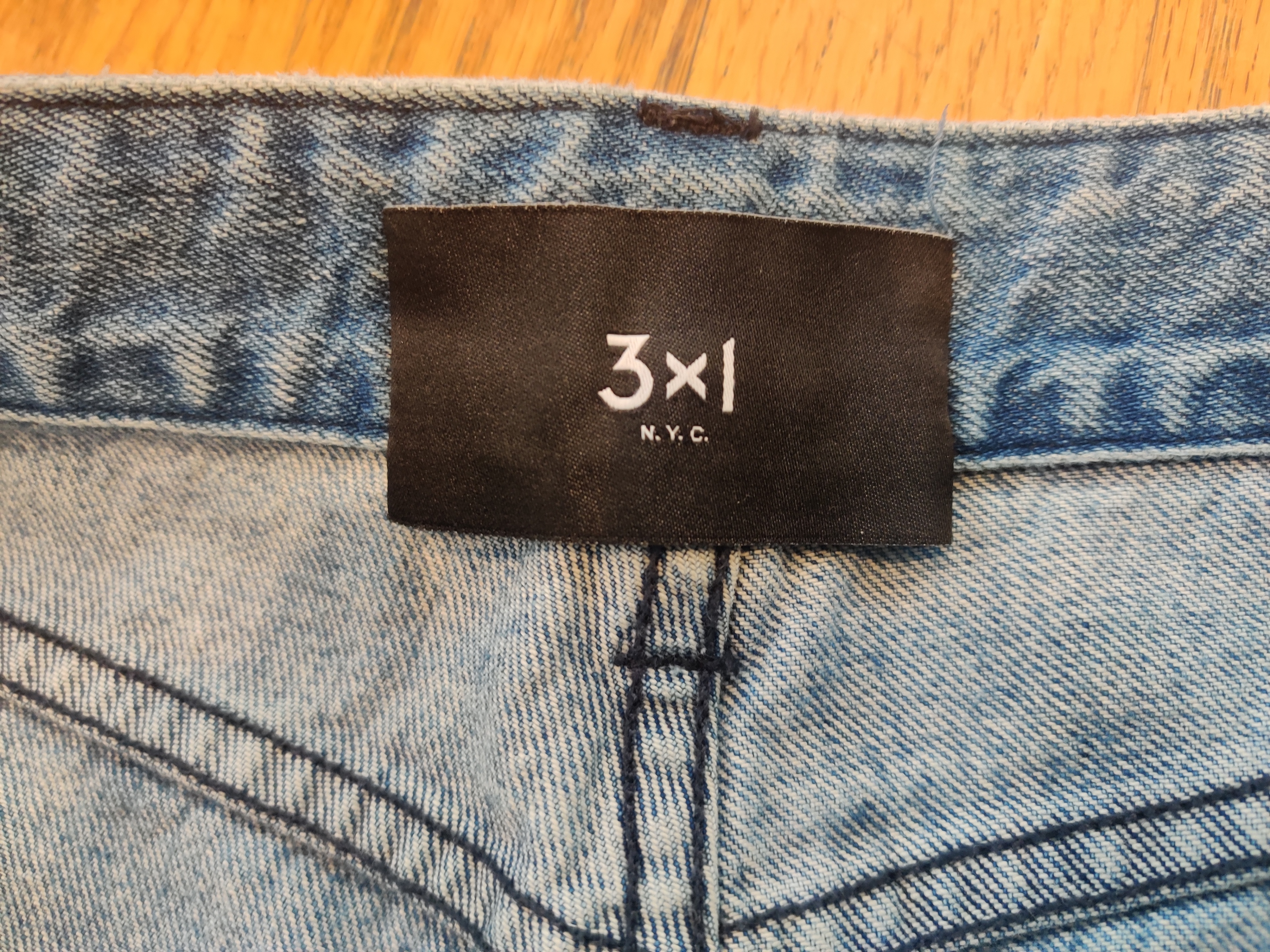 3 x 1 designer women's wide-leg " two way fashion denim " - photo 4