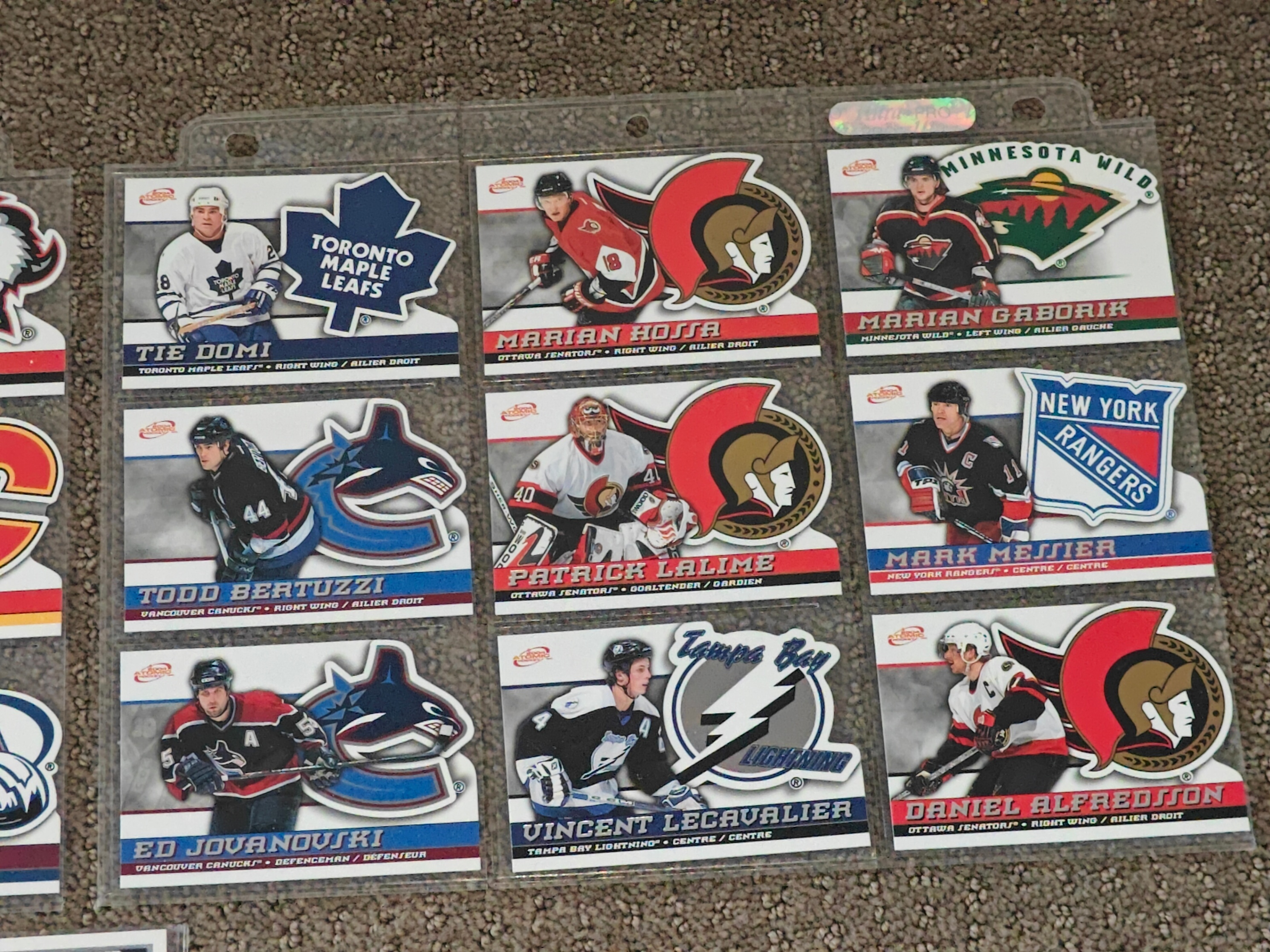2003-04 McDonalds Pacific Atomic Hockey Trading Cards - 26 Count - photo 3
