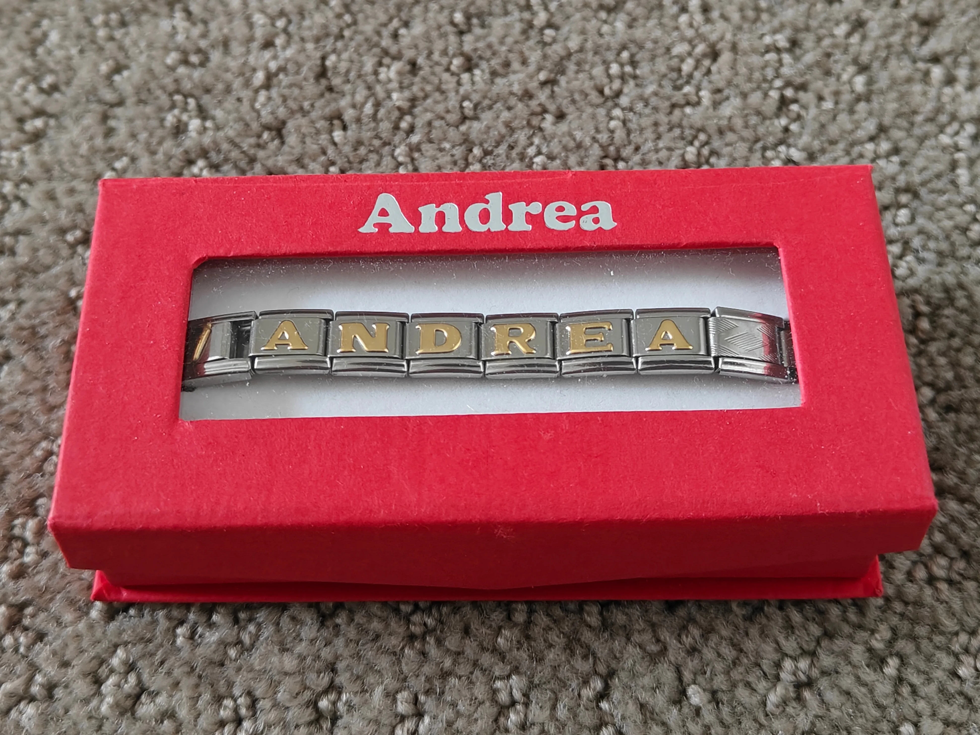 Friendship Jewellery Bracelet - Stainless Steel Stretch - Andrea thumbnail