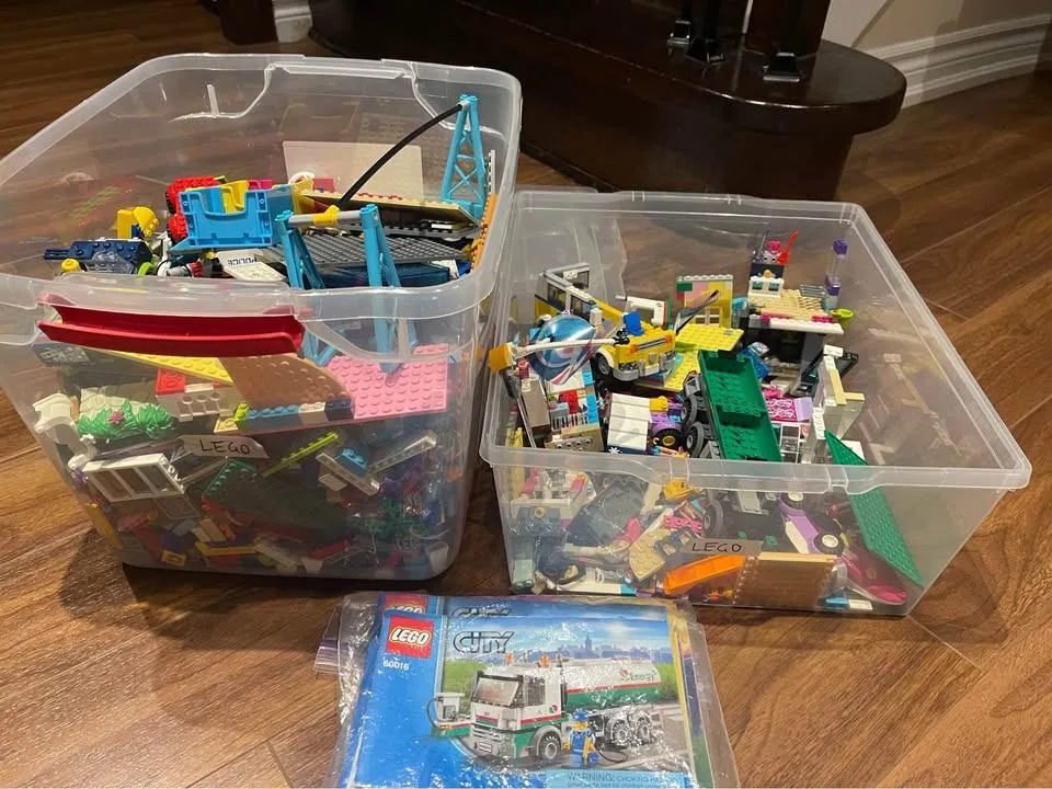 Two bins of original Lego , excellent condition! image indicator(3)