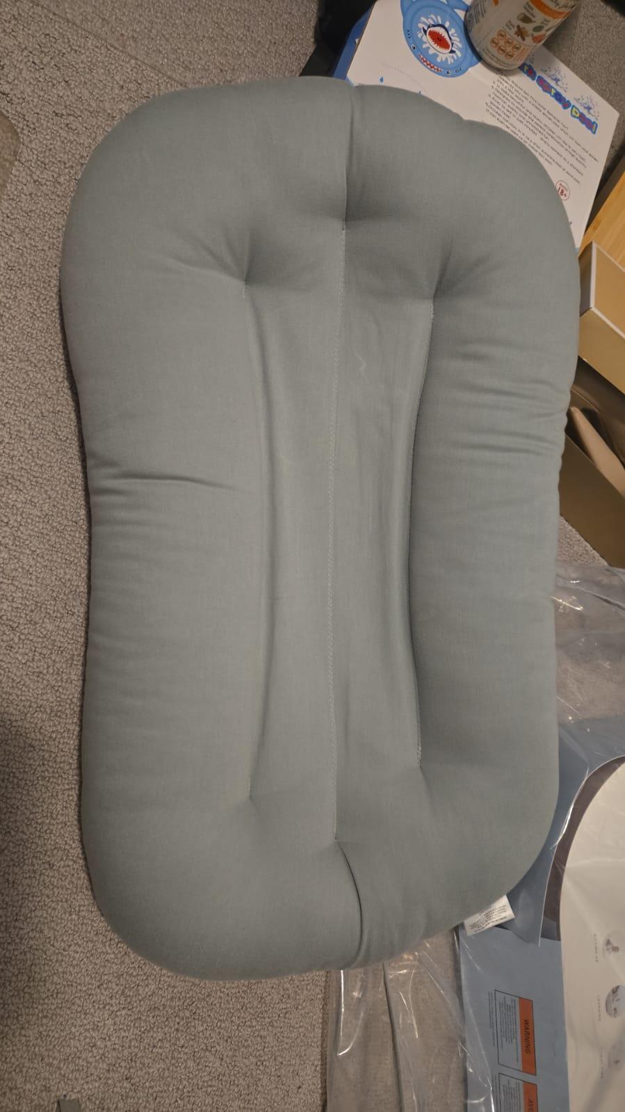 Snuggle Me Organic Lounger and Cover (Blue) - photo 3