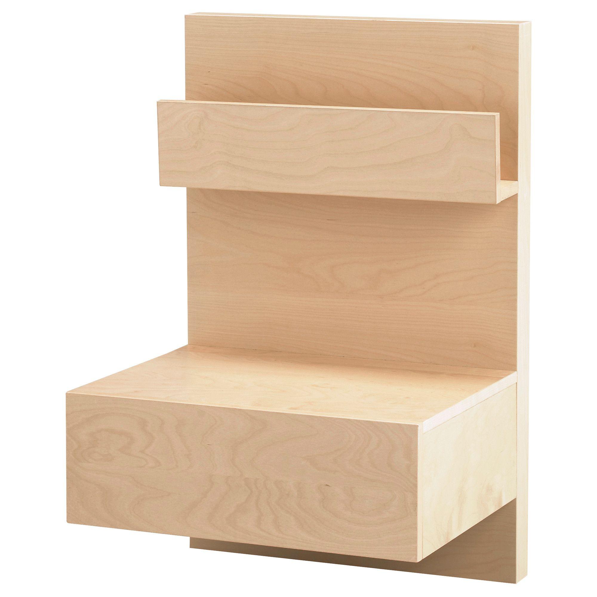 Ikea Malm Queen Headboard & Bedframe with Nightstands - photo 2