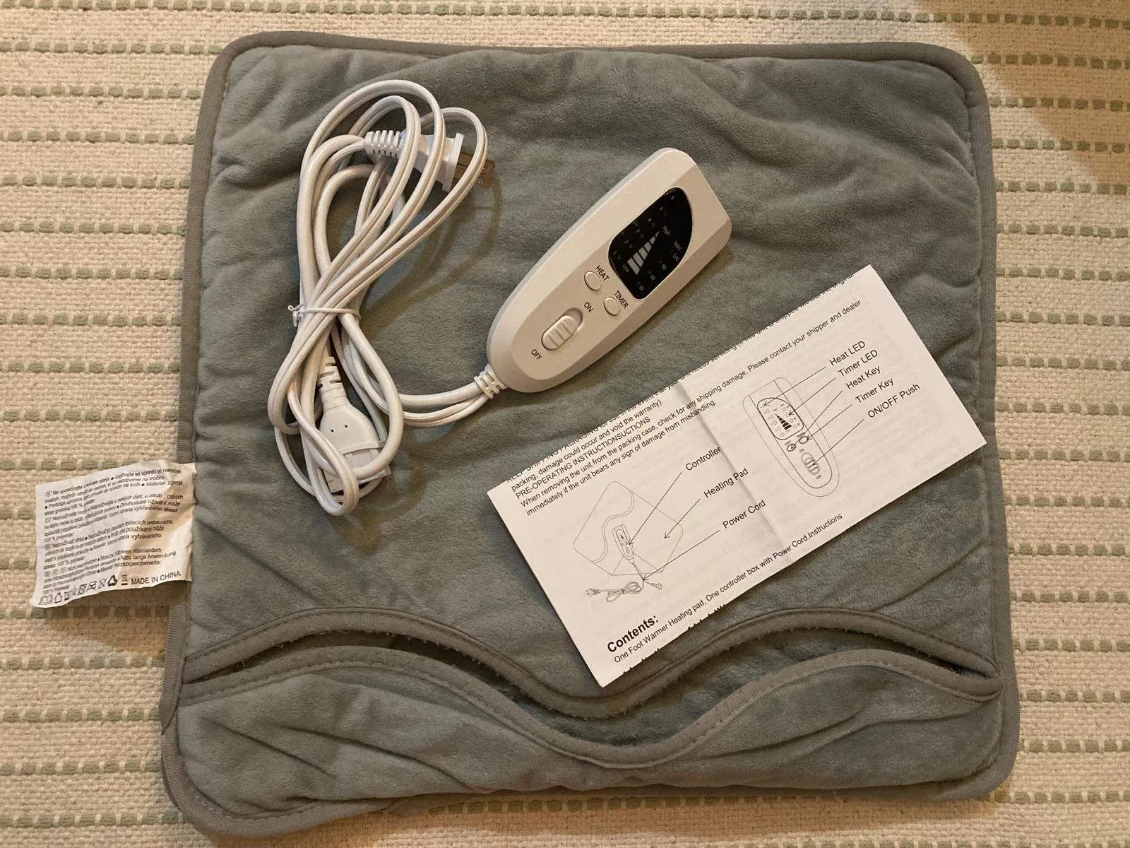 Electric Heated Foot Warmer – 6 Heat Levels, Auto Shut-Off thumbnail