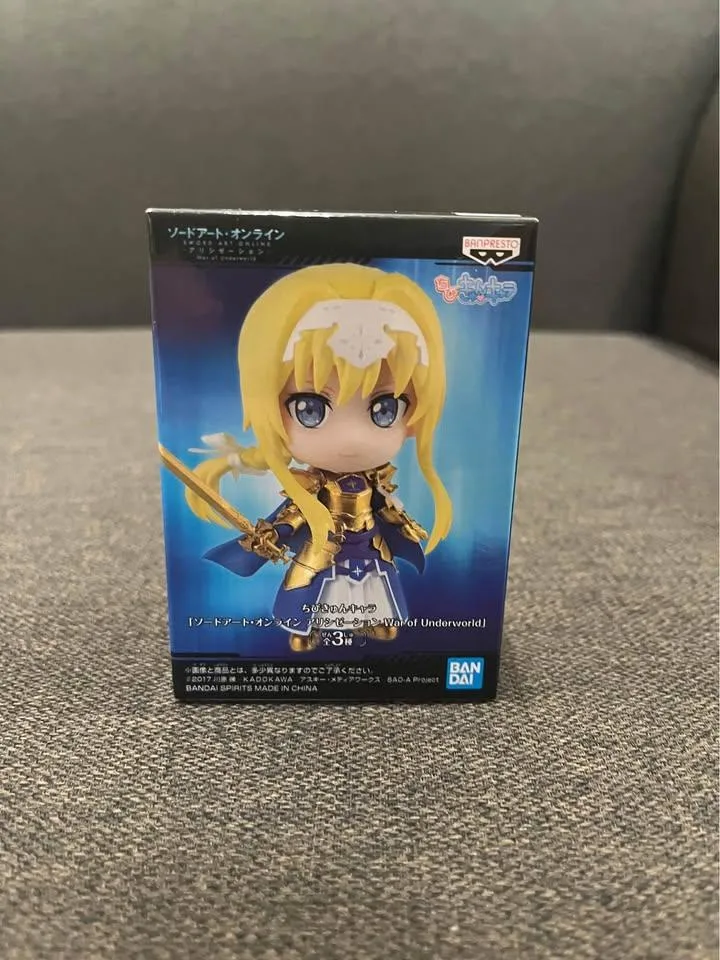 Sword Art Online Alicization Chibi Kyun Alice Figurine Banpresto thumbnail