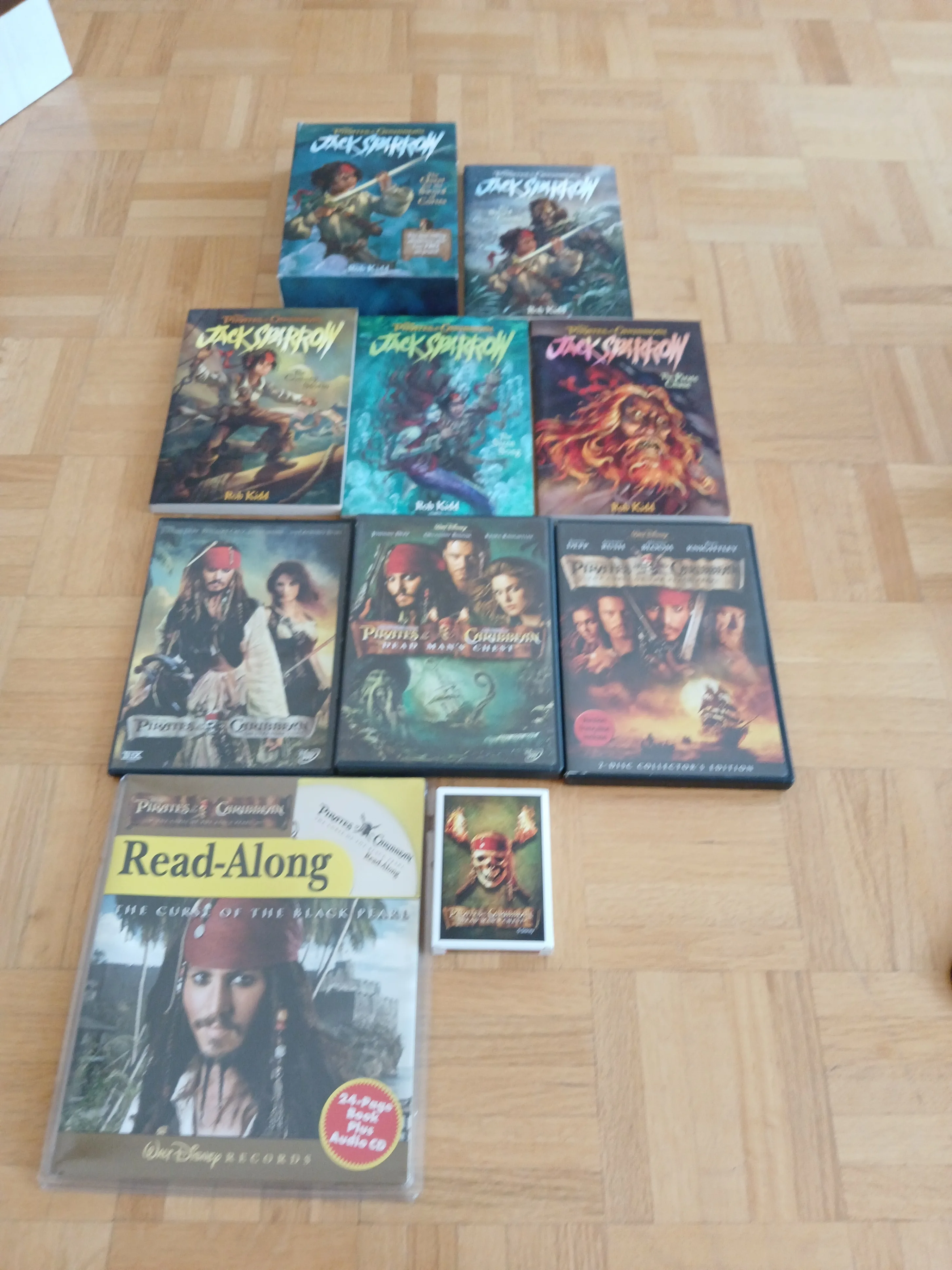 PIRATES OF THE CARIBBEAN- BOOKS/DVDS/ CARDS/ CD thumbnail