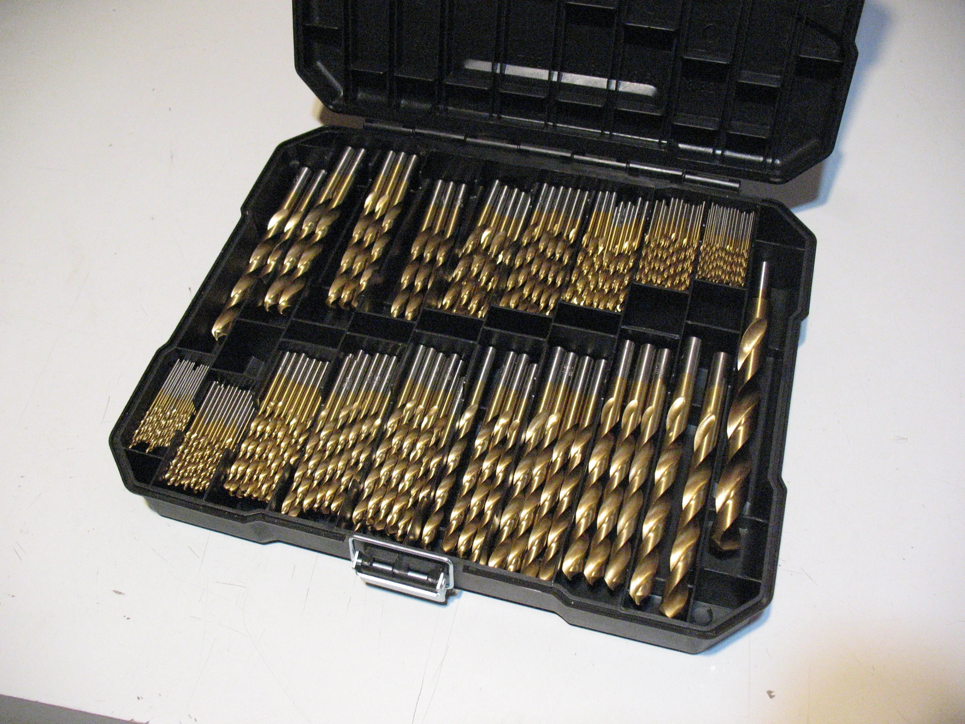 230 Piece Titanium Coated Drill Bit Set, BRAND NEW thumbnail