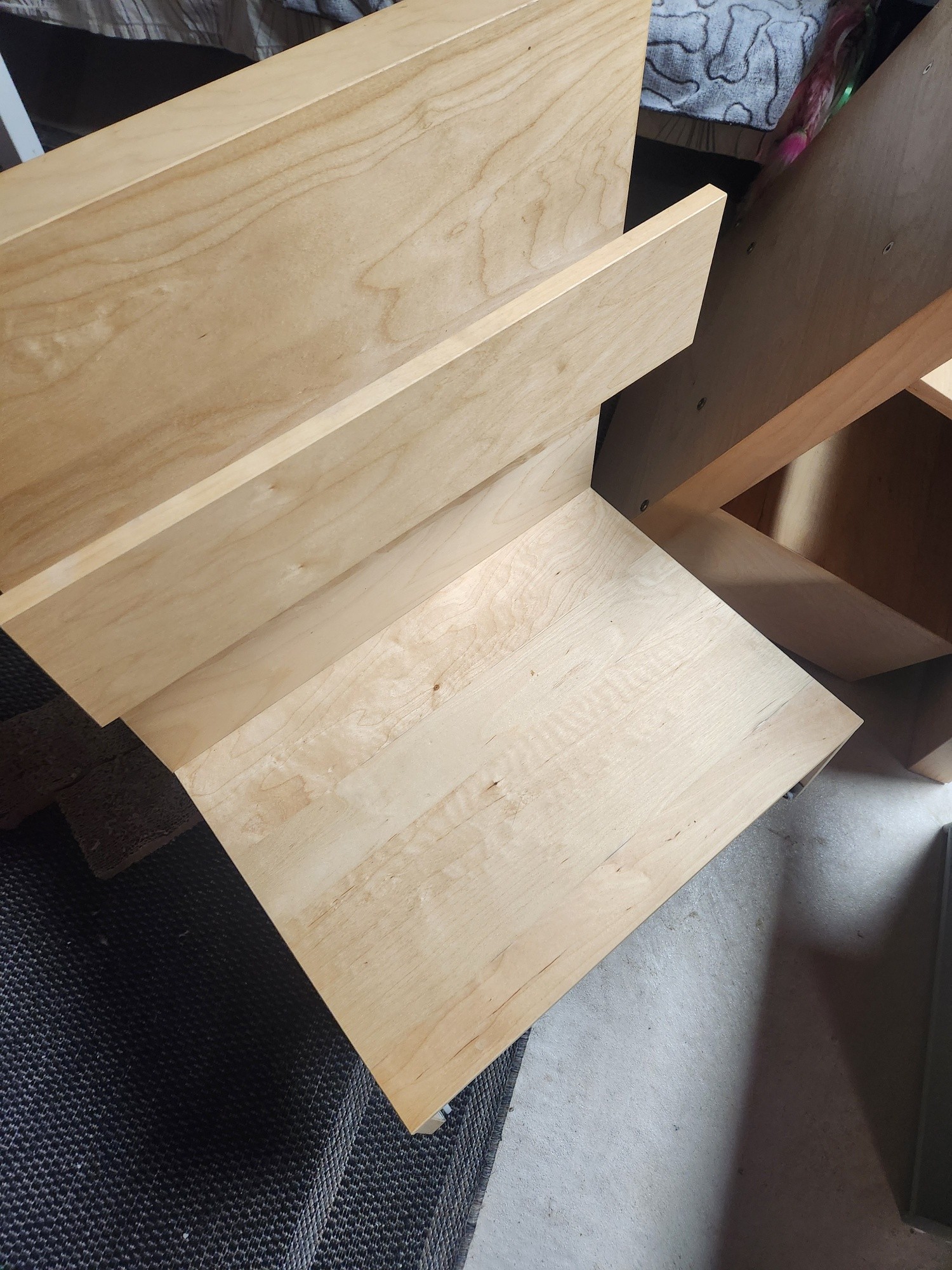 Ikea Malm Queen Headboard & Bedframe with Nightstands - photo 3