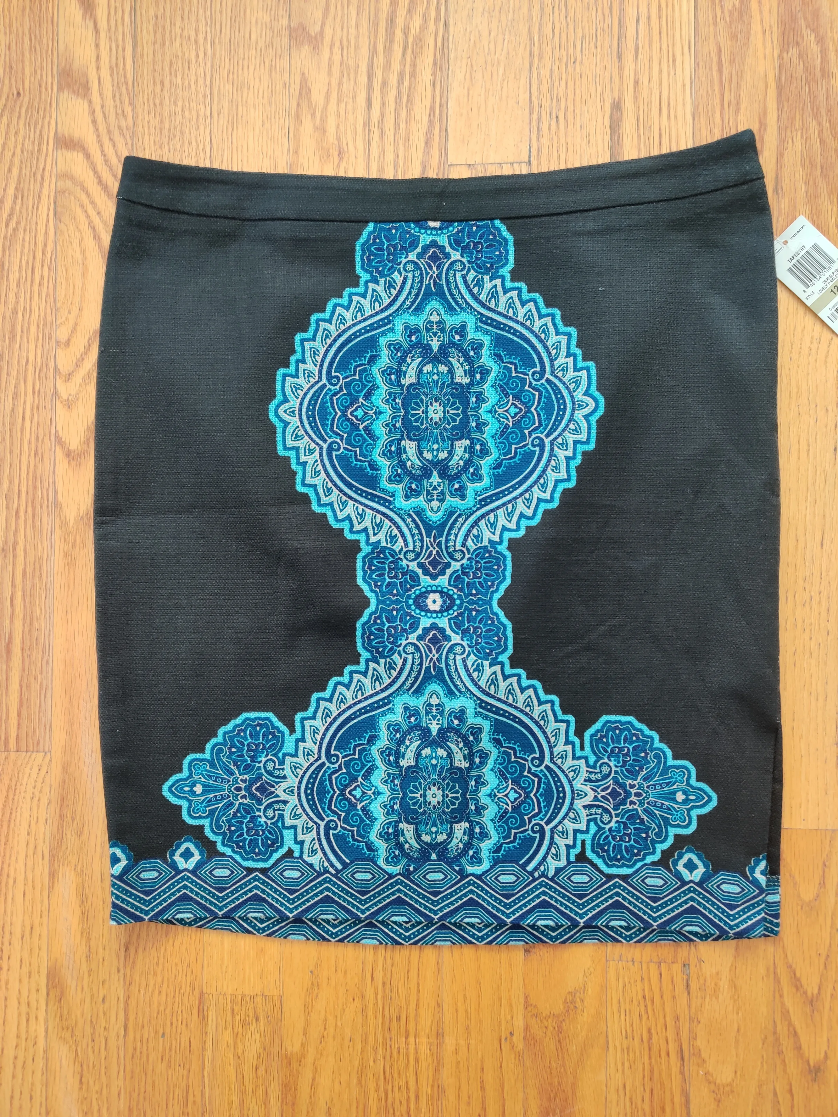 INC Classic Screen Print Skirt NWT Size 12 thumbnail