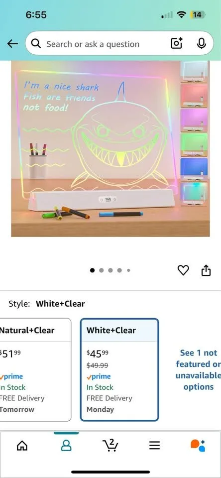 LED Note Board with Colors thumbnail