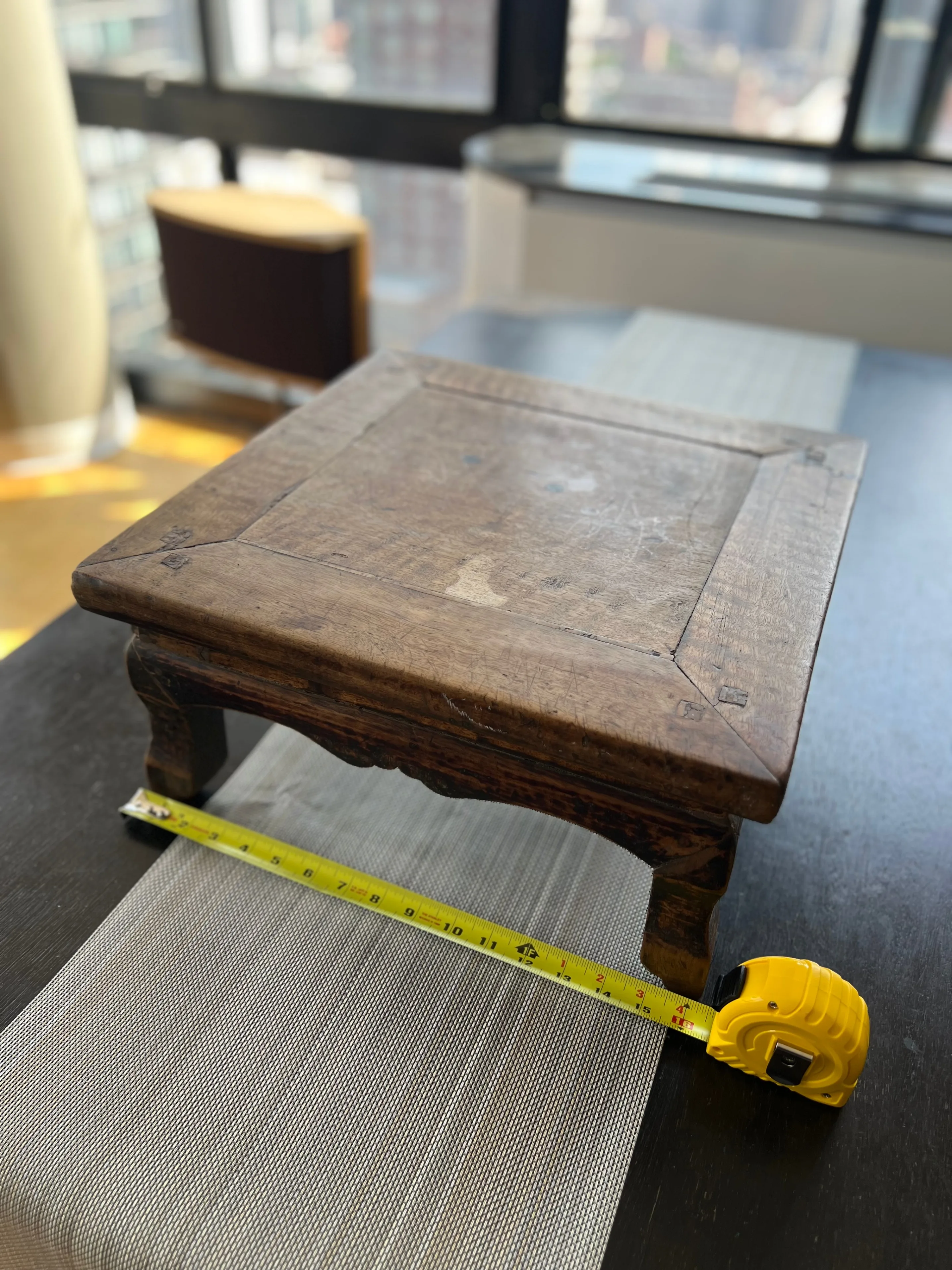 Antique-Style Chinese Low Table/Wooden Altar Stand – Solid Wood thumbnail