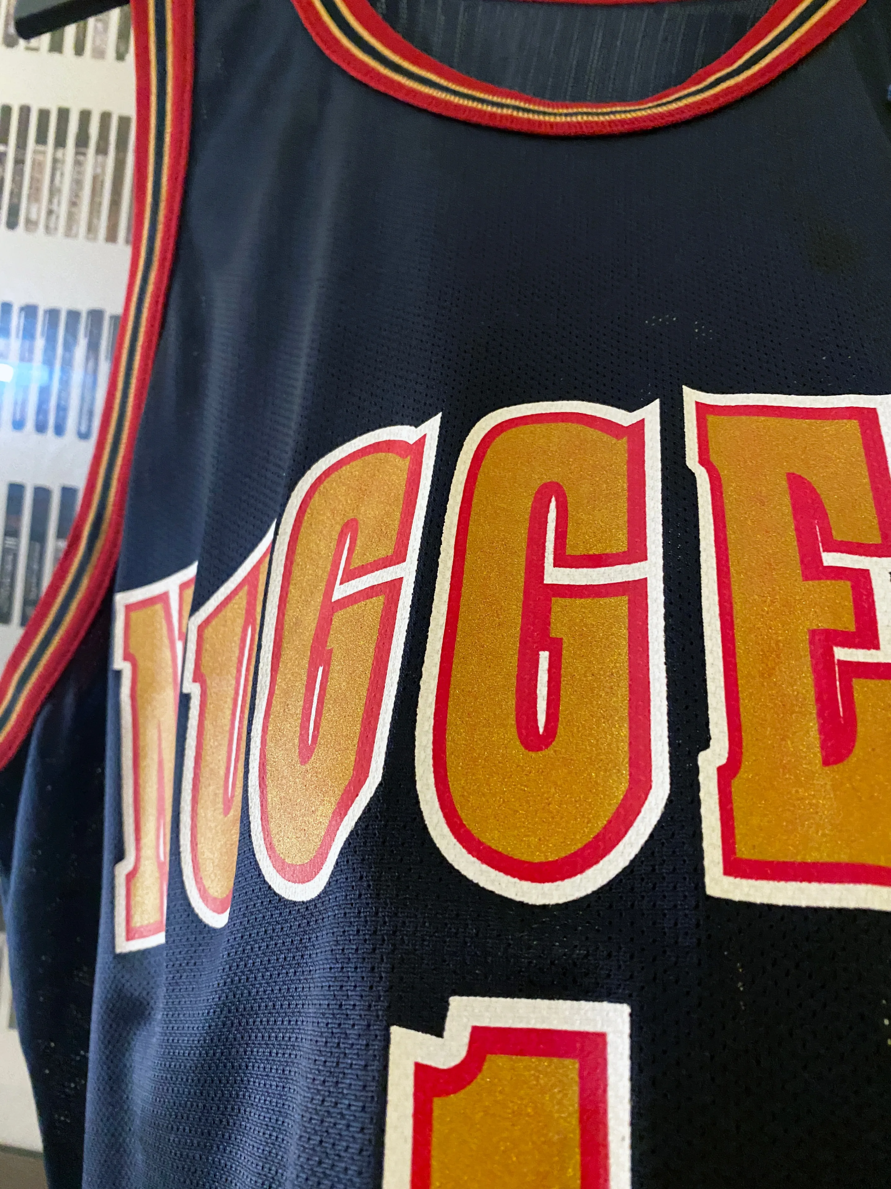 Champion - Mahmoud Abdul-Rauf Denver Nuggets Jersey (1994) 48 image indicator(4)