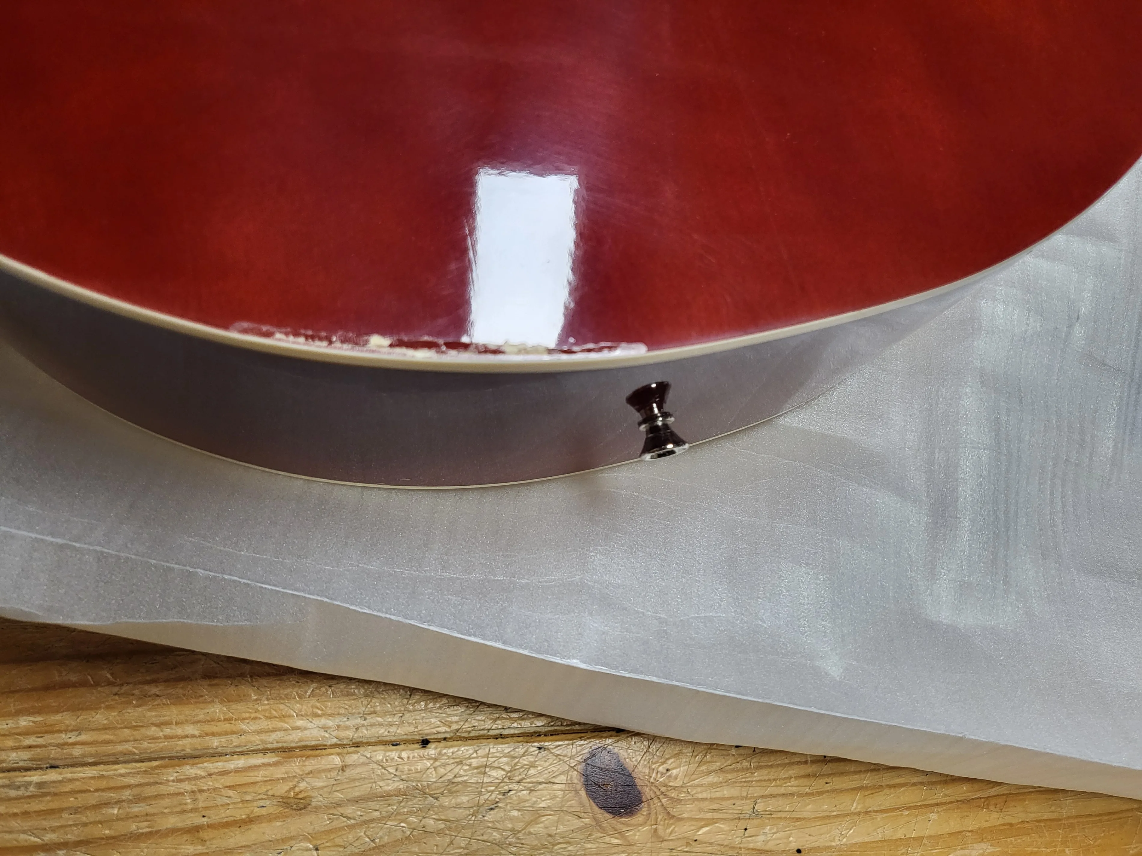 40" Left-Handed Acoustic Guitar – Cracked Neck & Body (As-Is) image indicator(3)