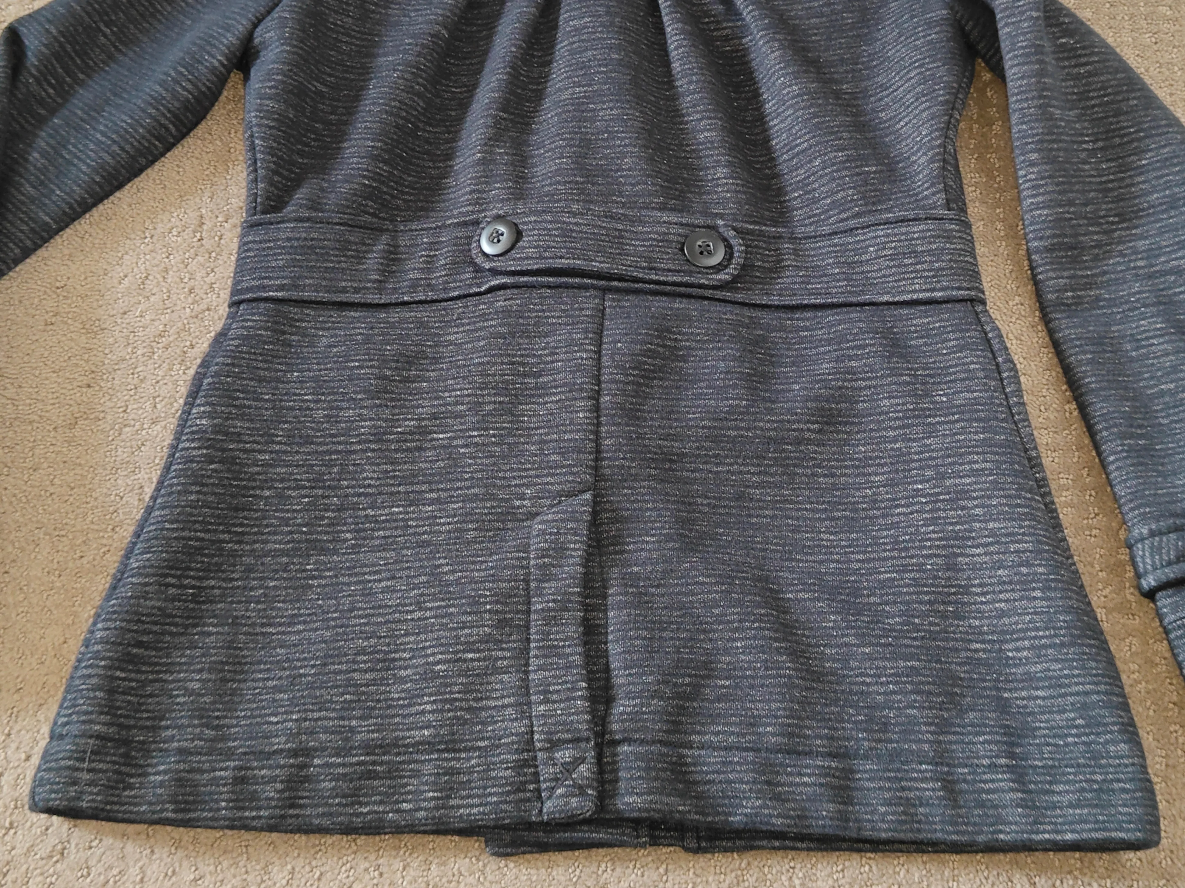 Billabong Women Peacoat Jacket Double Breasted Button - Medium image indicator(6)