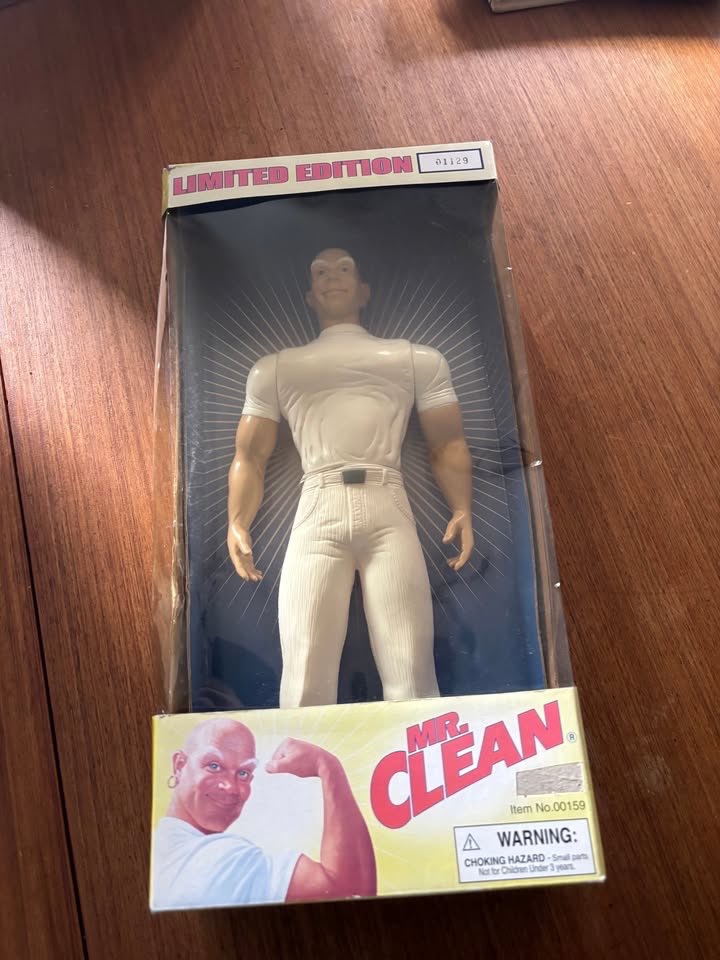 Mr. Clean action figure doll in box. - photo 3