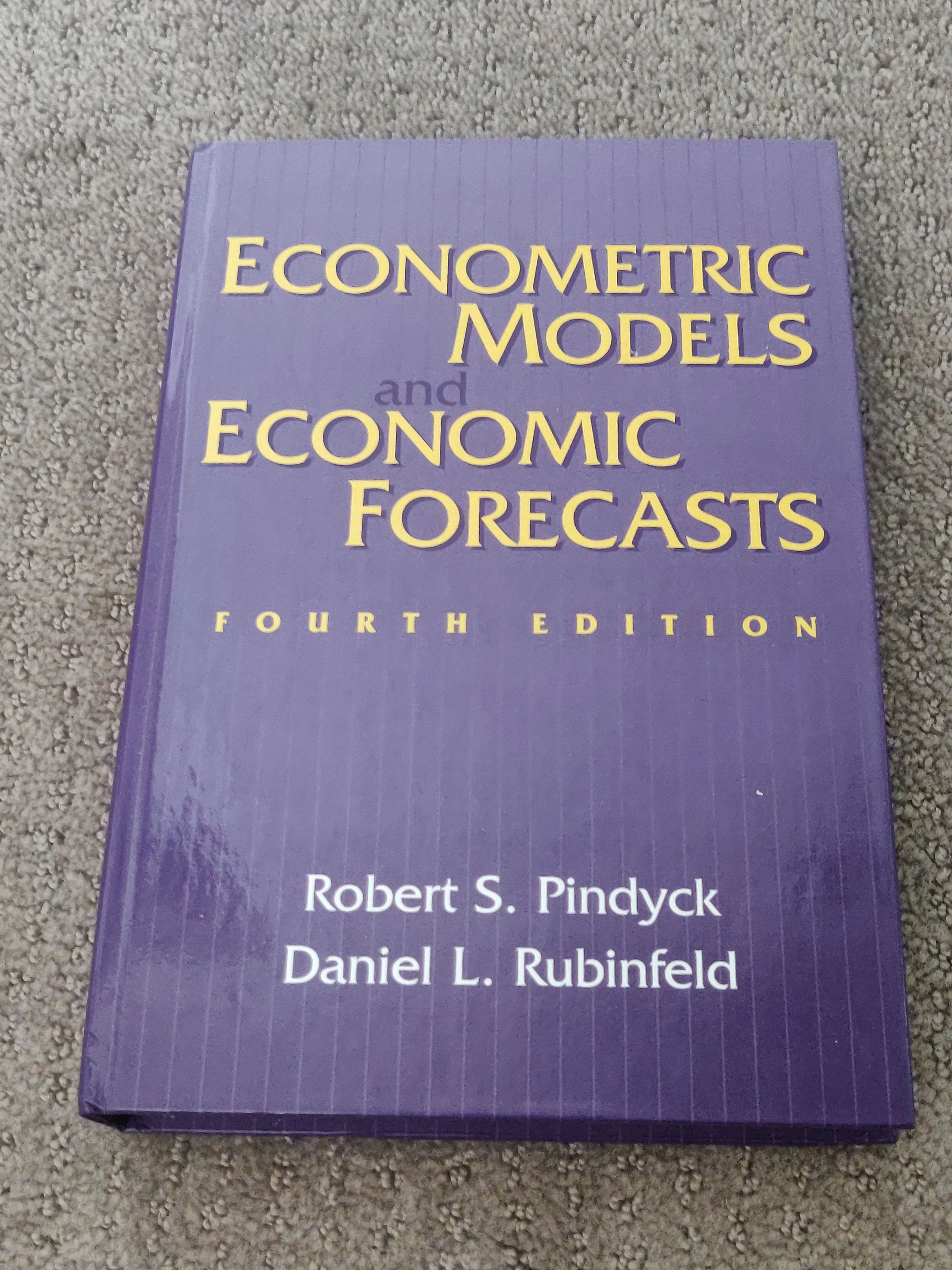 Econometric Models and Economic Forecasts - 4th Ed - Rubinfeld thumbnail