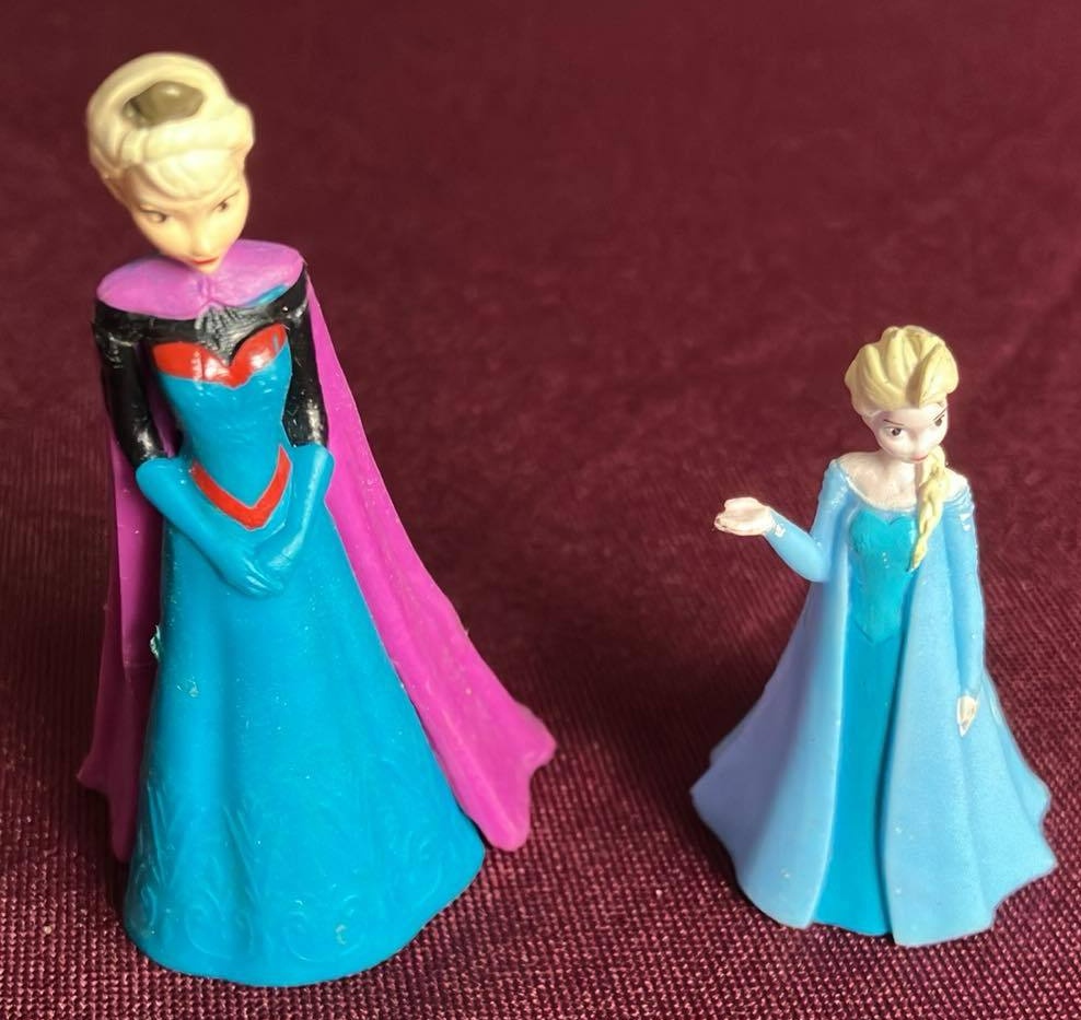 Disney Frozen Elsa Figures - 3 Inches and 2 Inches