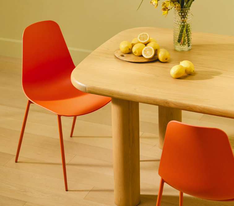 4x Svelti Dining Chair - Begonia Orange - photo 2