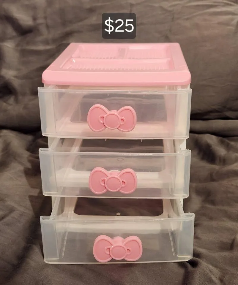 Hello Kitty makeup storage organizer image indicator(4)