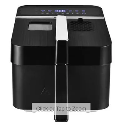 Kalorik 2-in-1 Digital Air and Deep Fryer Combo, Black thumbnail