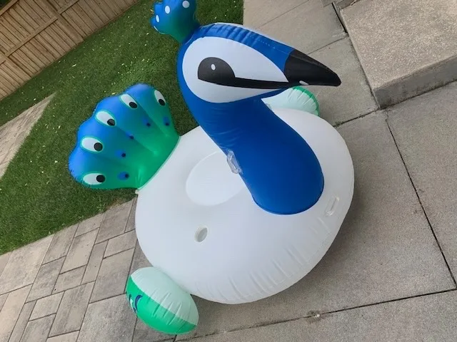 Swimming Pool Blowup Float - Glow in the Dark thumbnail