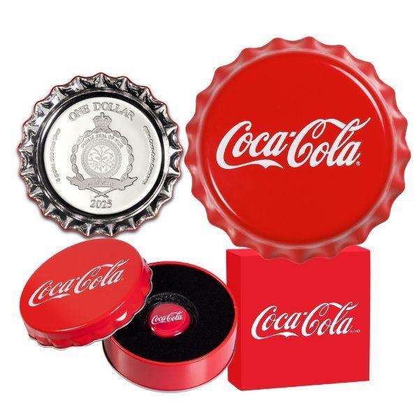2025 Niue Coca-Cola Bottle Cap 6g Silver Coin (20,000 Mintage)