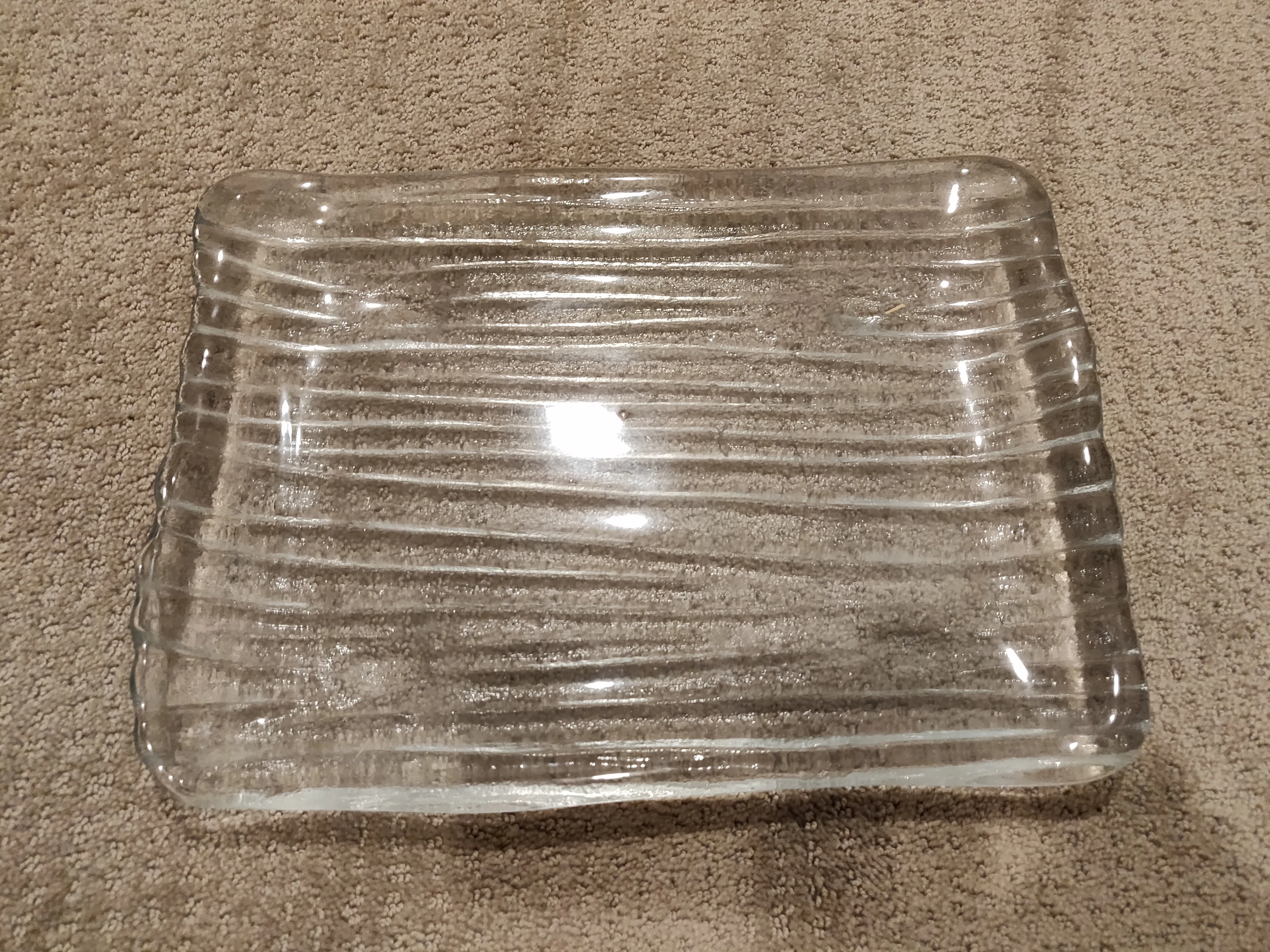 Rectangle Textured Flat Serving Dish / Platter / Tray / Plate image indicator(2)