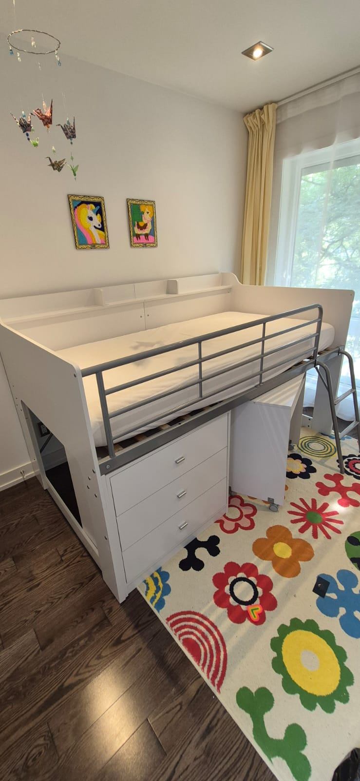 Twin Loft Bed with Built-in-Desk by Mack & Milo - photo 3