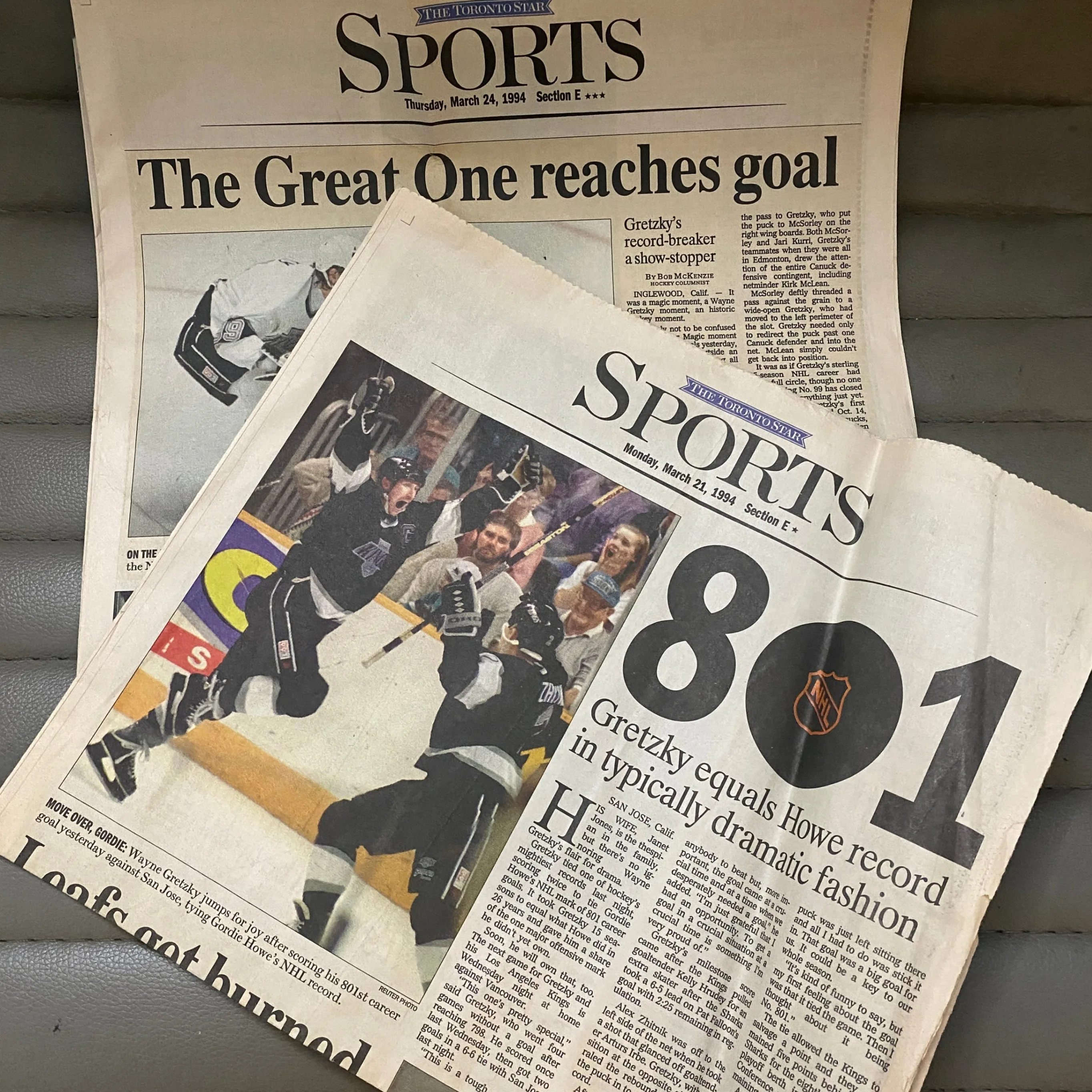 Wayne Gretzky - Toronto Star vintage clipping image indicator(2)
