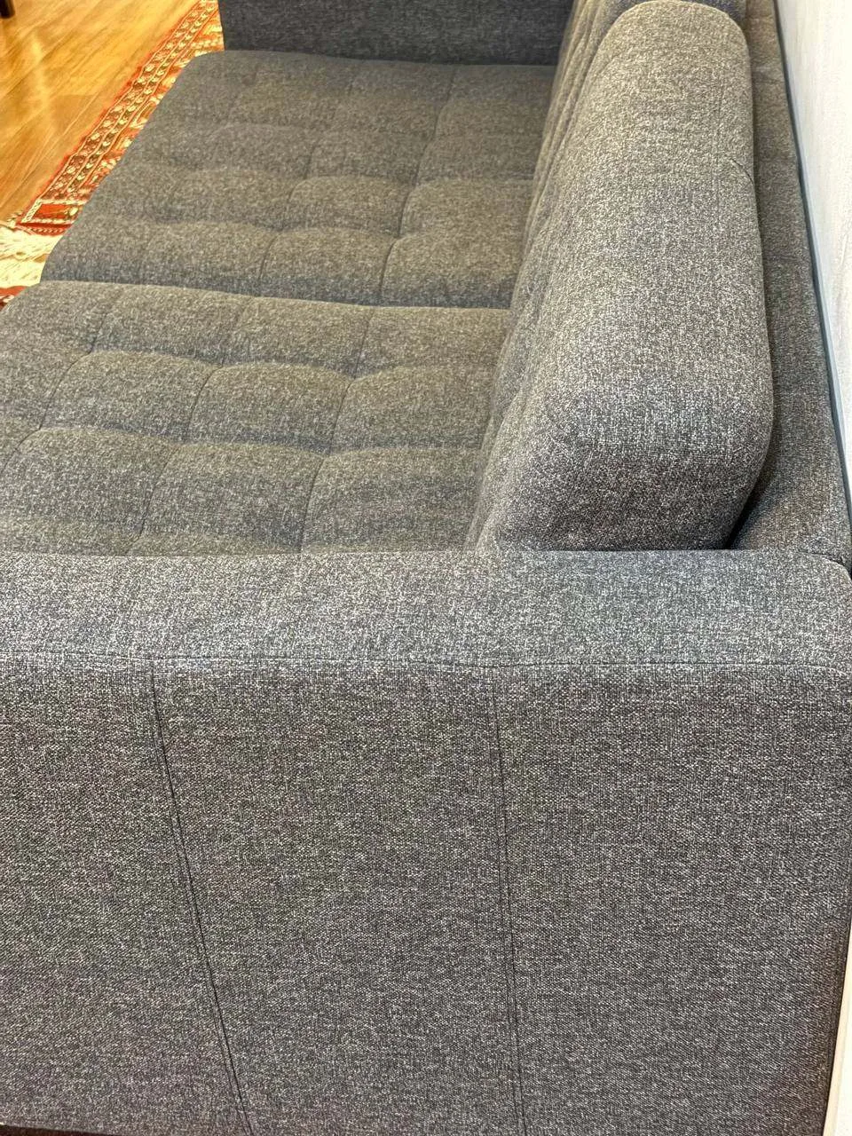 Modern Charcoal Gray Sofa - Like New image indicator(2)