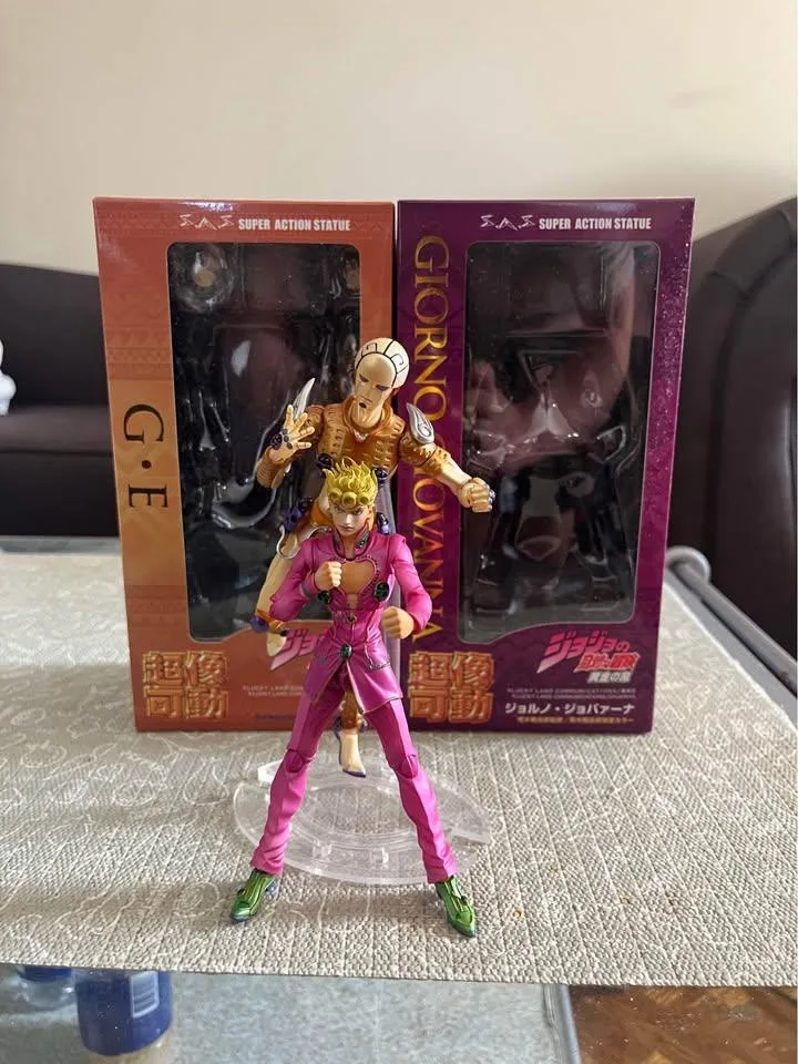 Giorno Giovanna & GE SAS Super Action Statue Anime Figure thumbnail