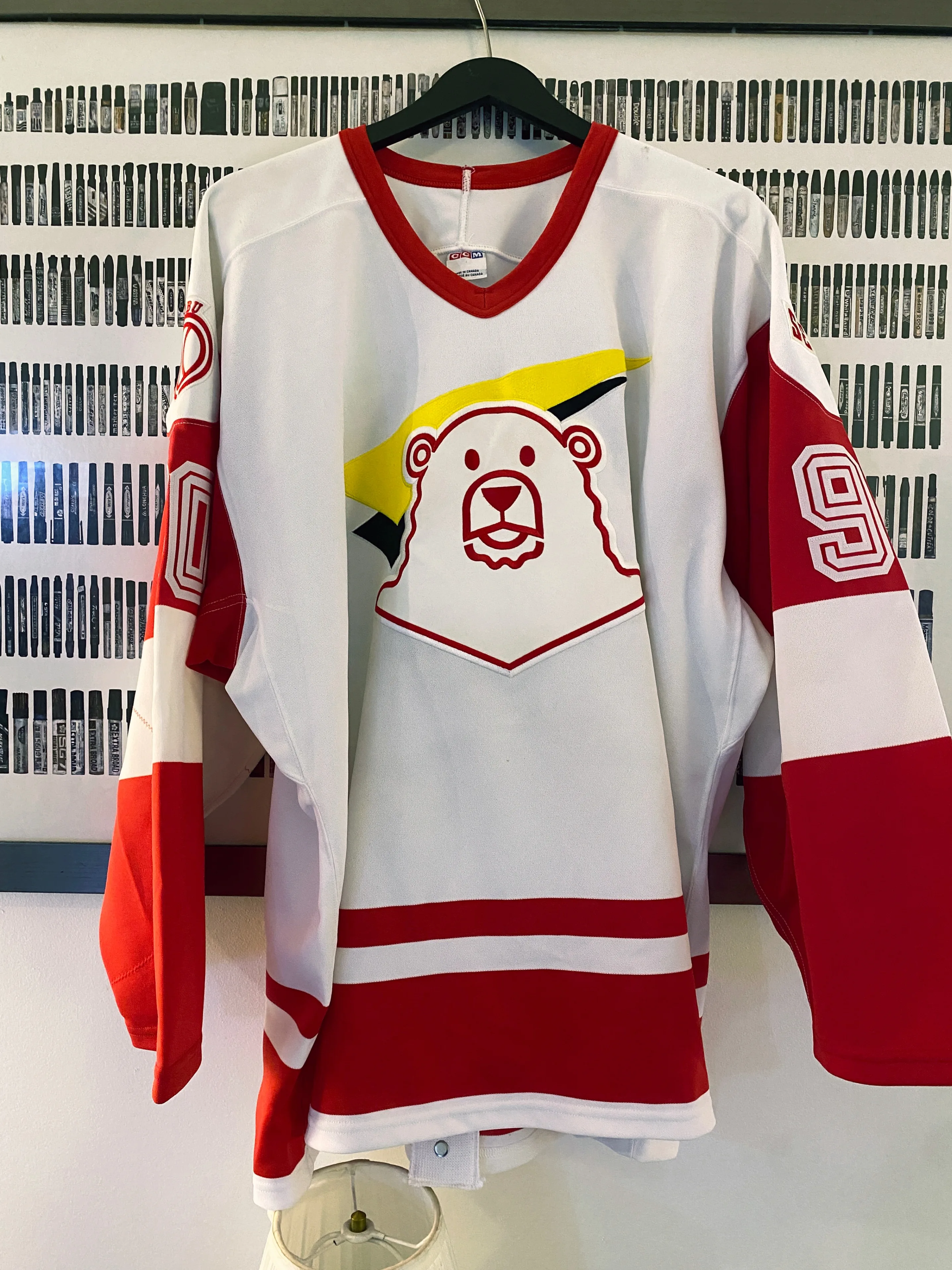 CCM - Seibu Whitew Bears Yoshikazu Kabayama jersey 1995 52 thumbnail