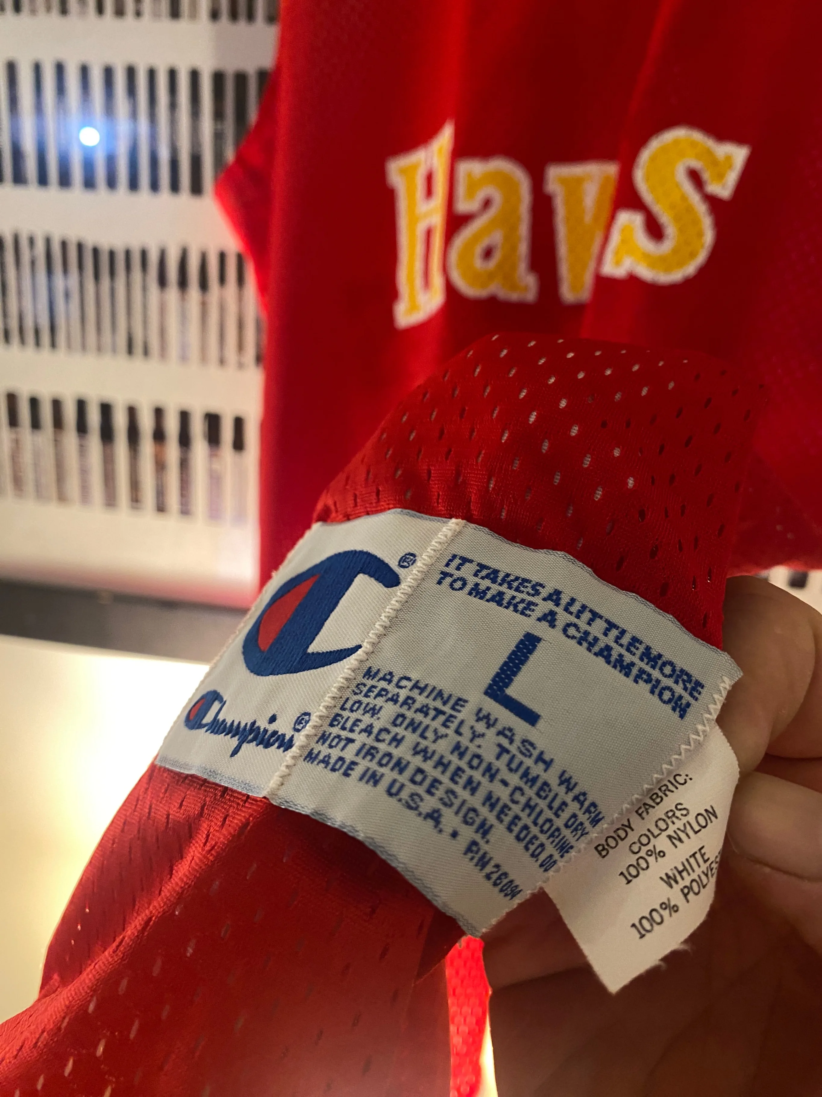 Champion - Atlanta Hawks vintage Reversible practice jersey 1992 image indicator(2)