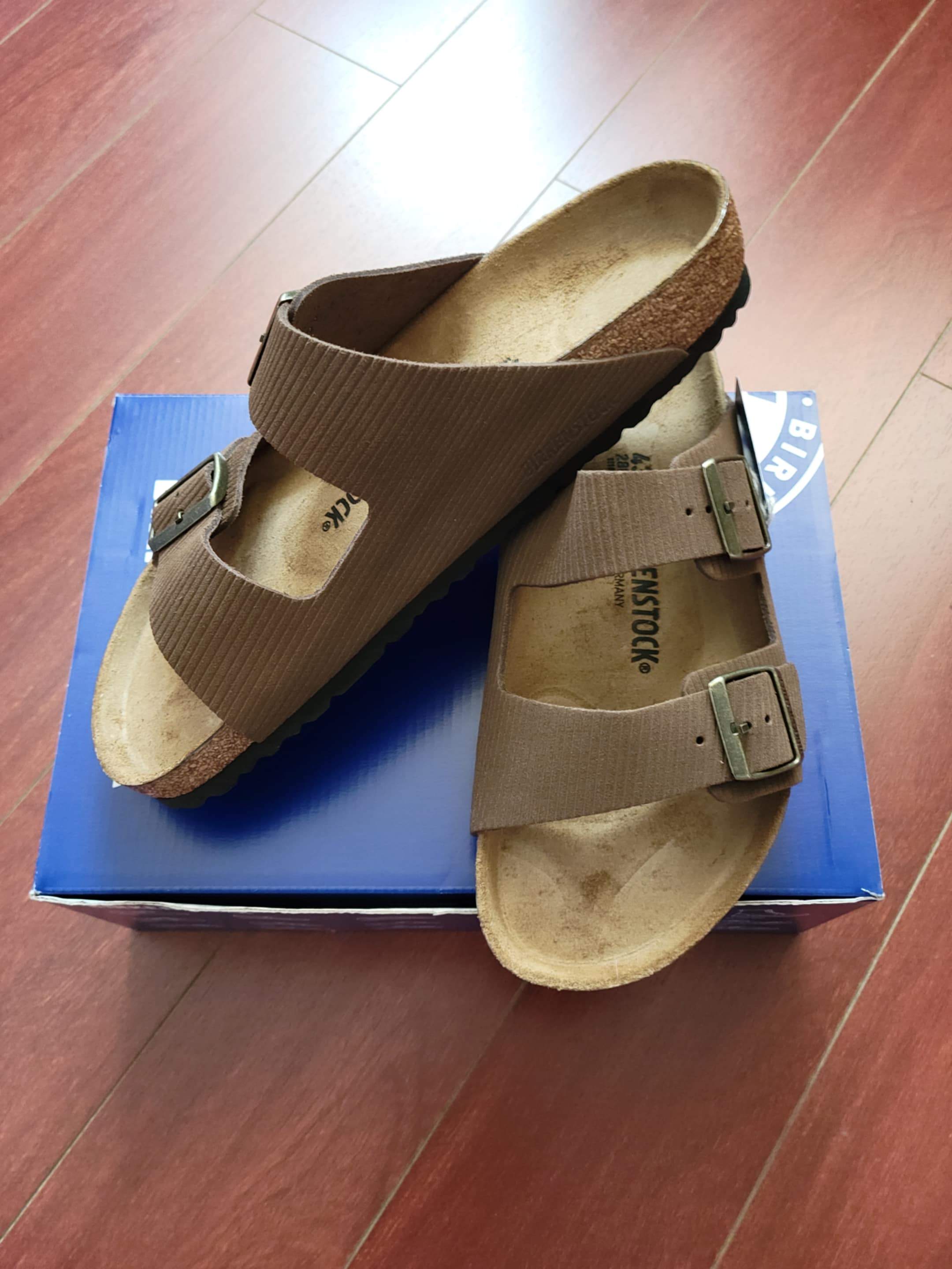 Birkenstock Arizona Suede Leather Embossed - Corduroy Dark Tea - photo 3