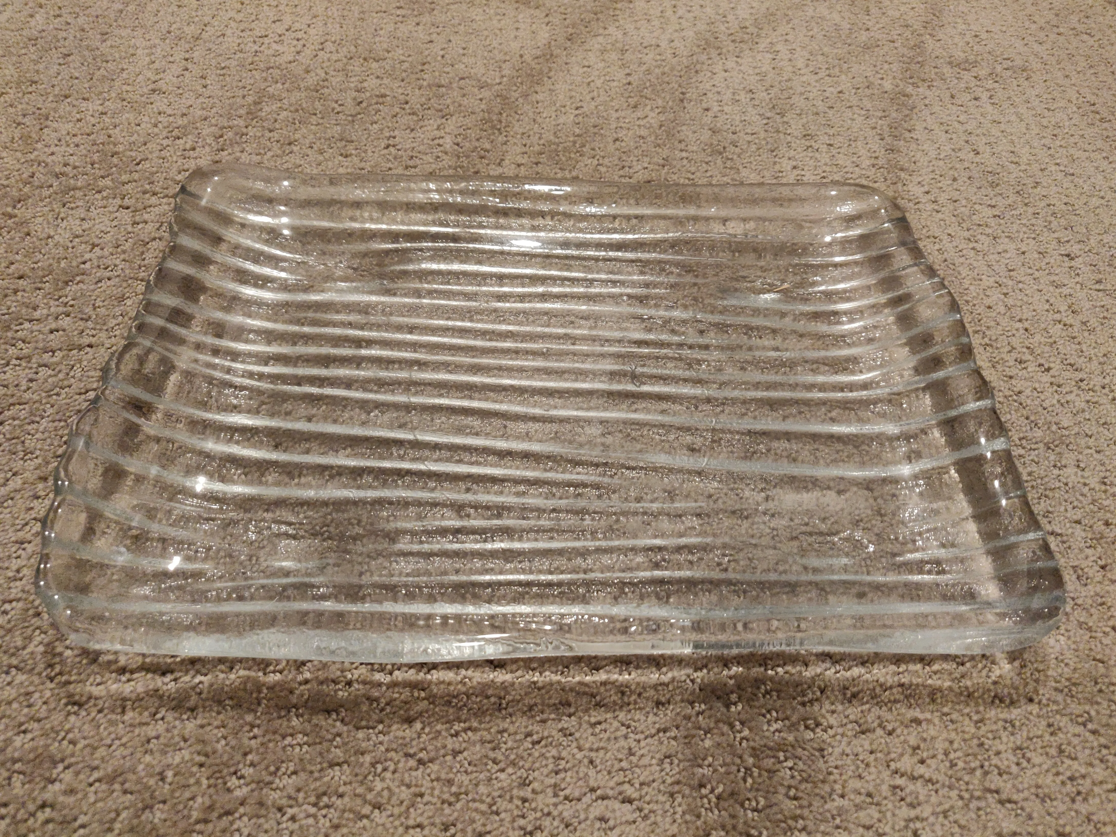 Rectangle Textured Flat Serving Dish / Platter / Tray / Plate thumbnail