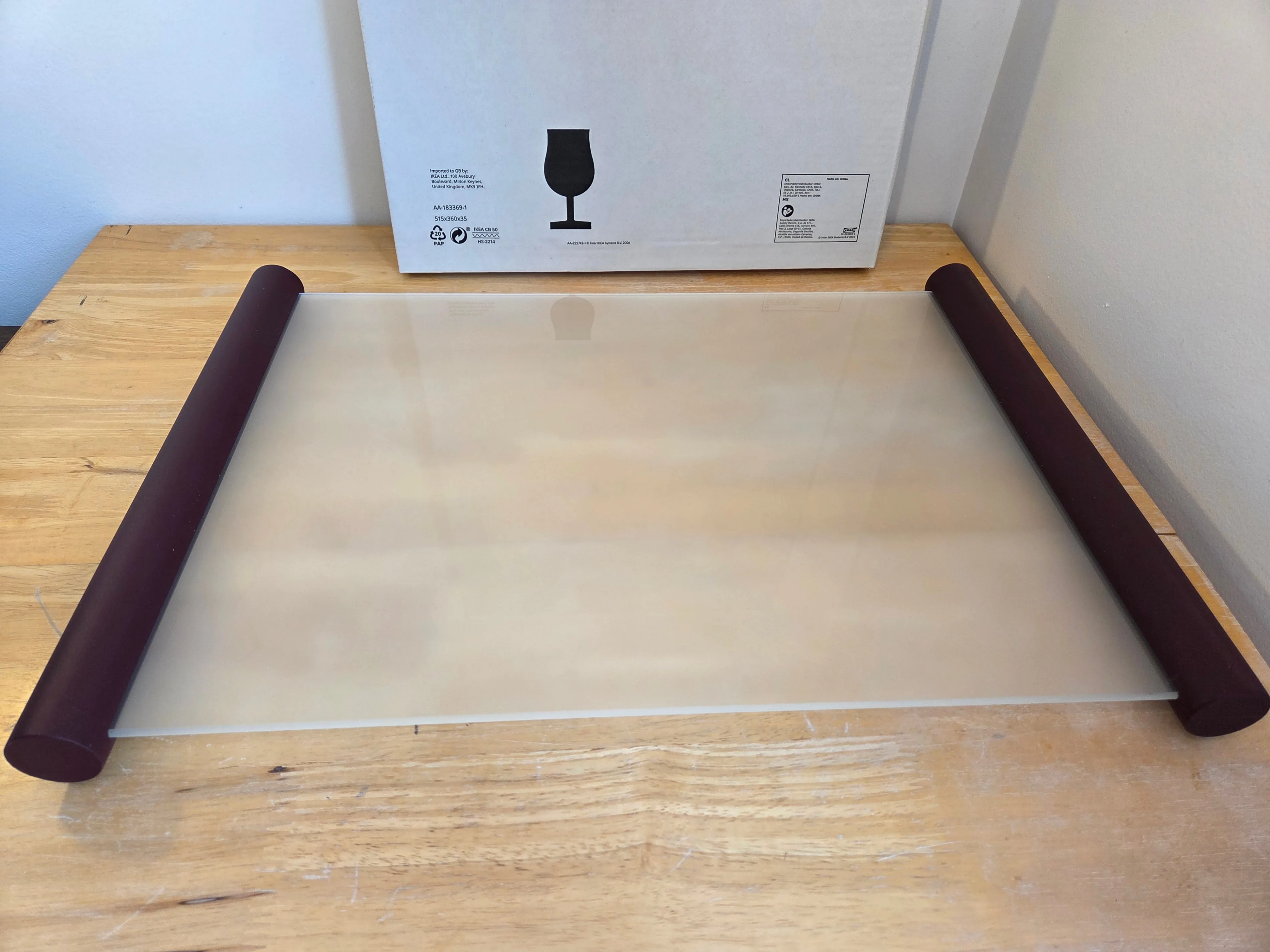 IKEA VARMBLIXT glass tray / modded mouse pad thumbnail