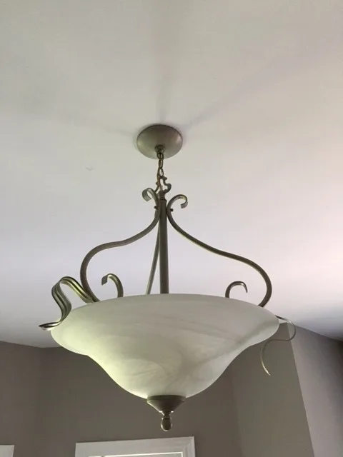 Chandelier - Ceiling Light - 2 light bulb thumbnail