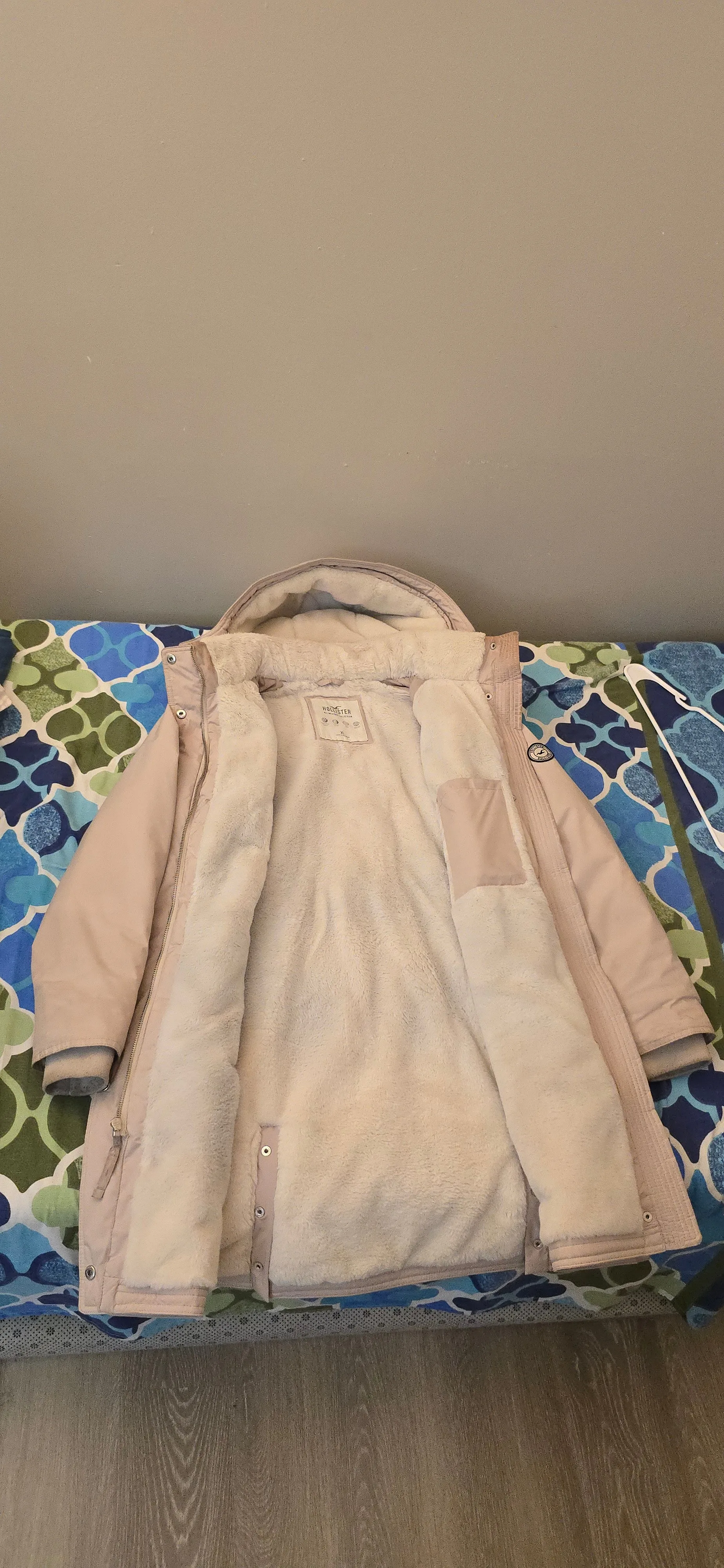 Hollister All-Weather Women’s Jacket – White, Long Coat (-30°C) image indicator(2)