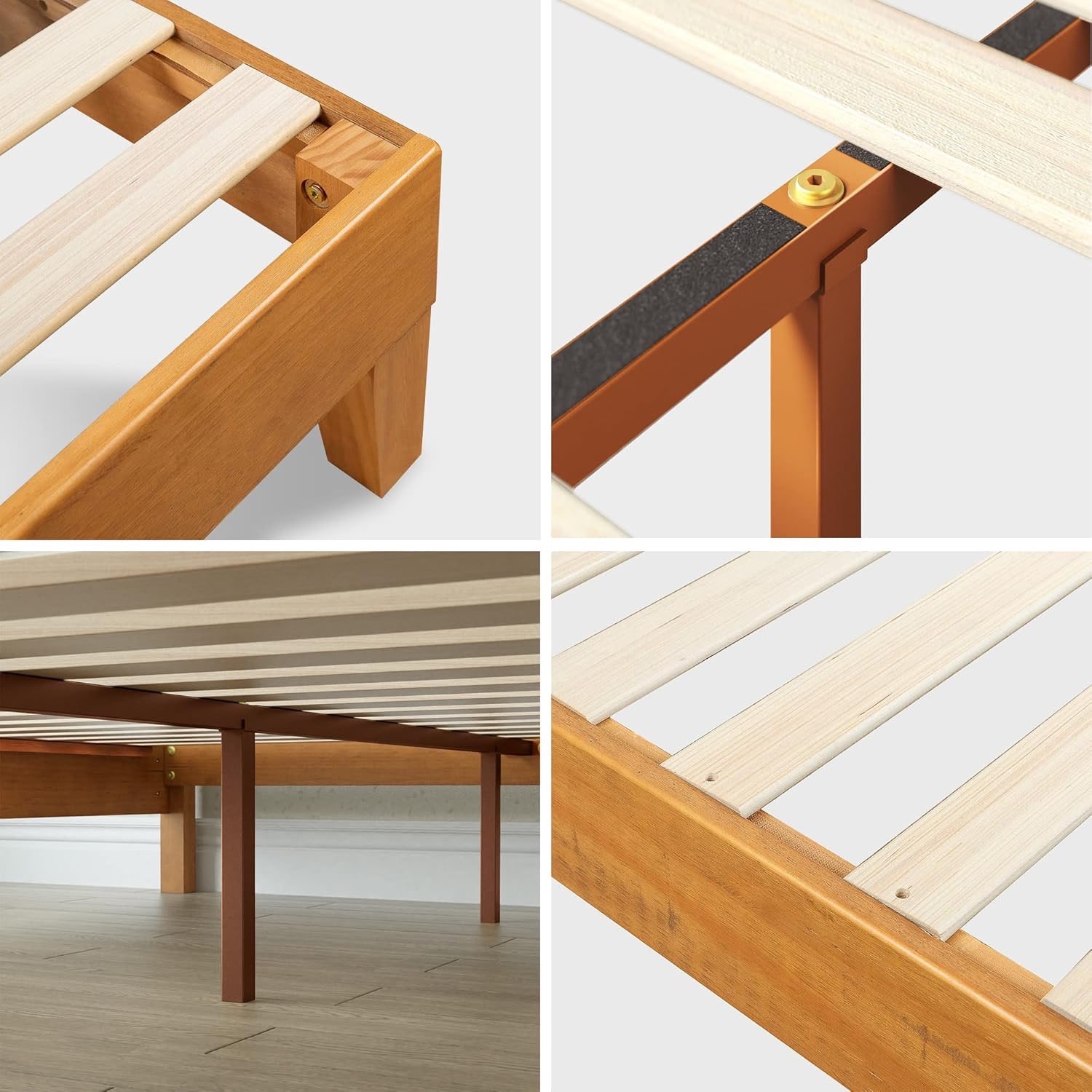 Full Size Zinus Alexis Deluxe Wood Bed Frame - photo 5