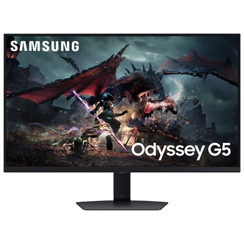 Samsung Odyssey G5 27" QHD 2560x1440 IPS 180Hz Gaming Monitor